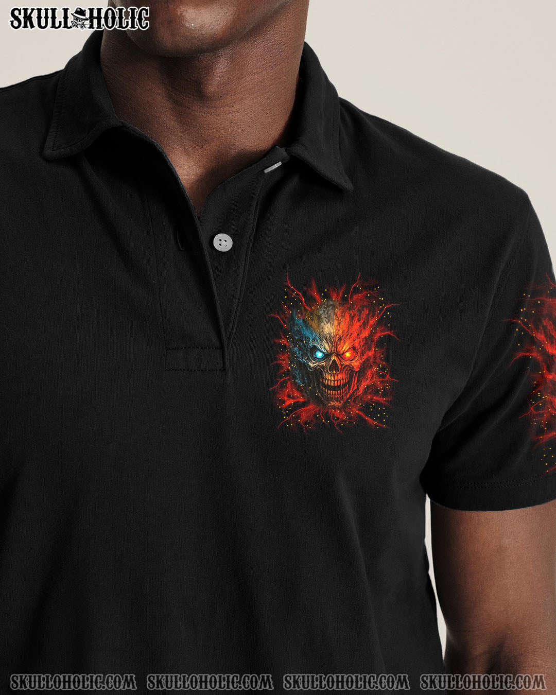 BLISSCORNERS YOUR DEMONS HIDE UNDER YOUR BED SKULL ALL OVER PRINT