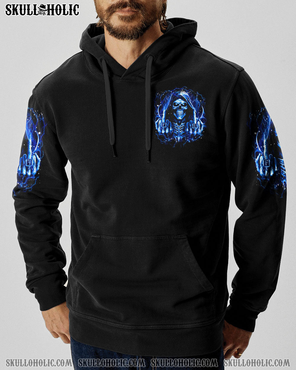 BLISSCORNERS NOT EVERYONE LIKES ME SKULL REAPER ALL OVER PRINT