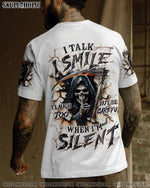 BLISSCORNERS BE CAREFUL WHEN I'M SILENT REAPER ALL OVER PRINT