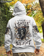 BLISSCORNERS BE CAREFUL WHEN I'M SILENT REAPER ALL OVER PRINT