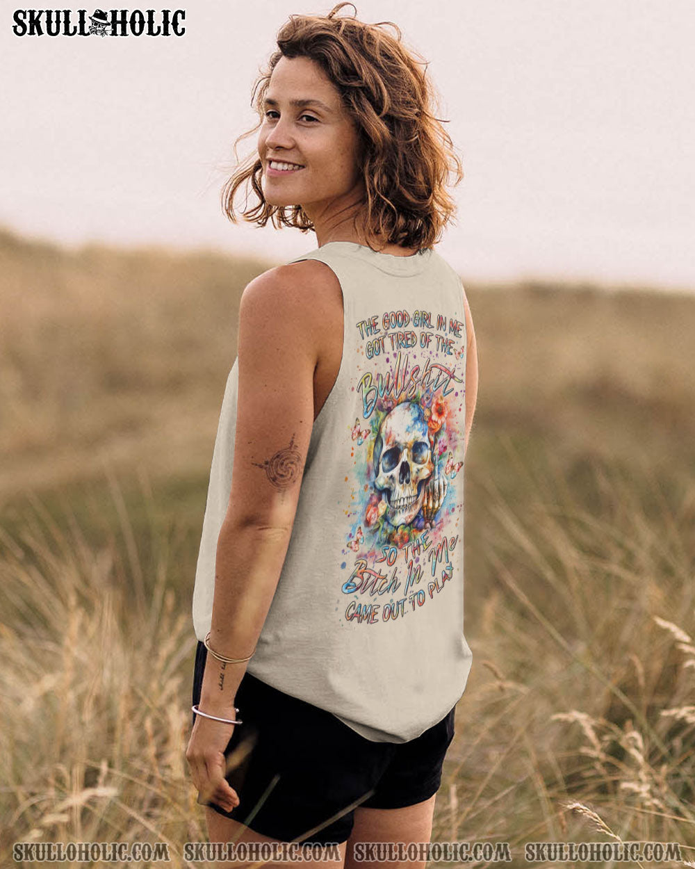 BLISSCORNERS THE GOOD GIRL IN ME ALL OVER PRINT