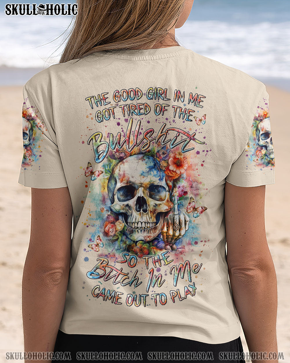 BLISSCORNERS THE GOOD GIRL IN ME ALL OVER PRINT