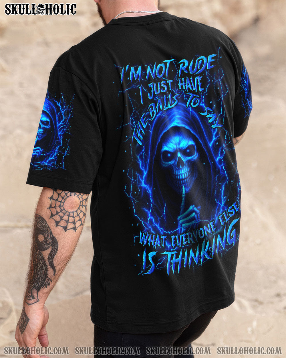 BLISSCORNERS I'M NOT RUDE I JUST HAVE THE BALLS ALL OVER PRINT
