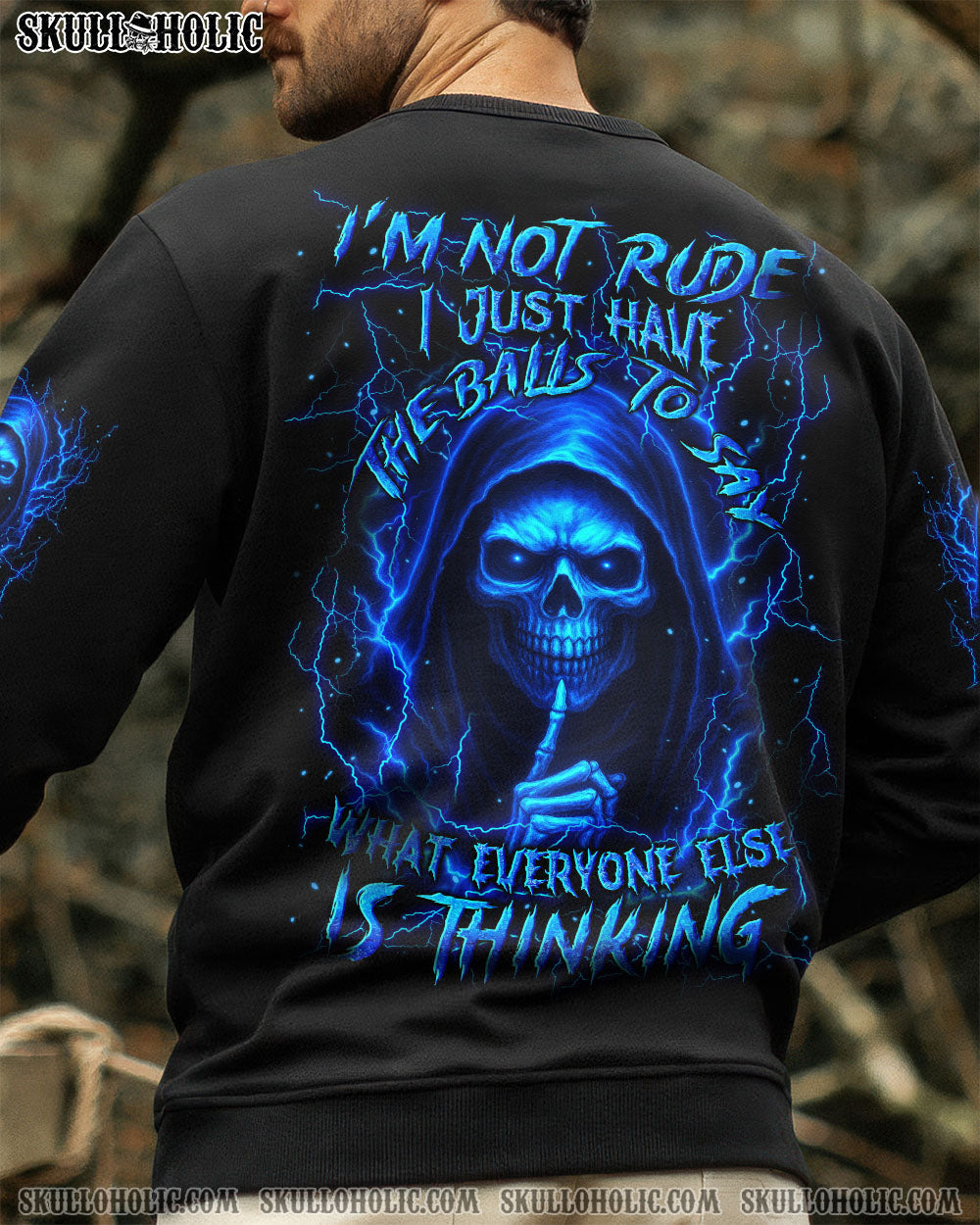 BLISSCORNERS I'M NOT RUDE I JUST HAVE THE BALLS ALL OVER PRINT