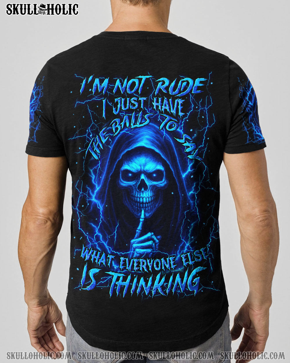 BLISSCORNERS I'M NOT RUDE I JUST HAVE THE BALLS ALL OVER PRINT