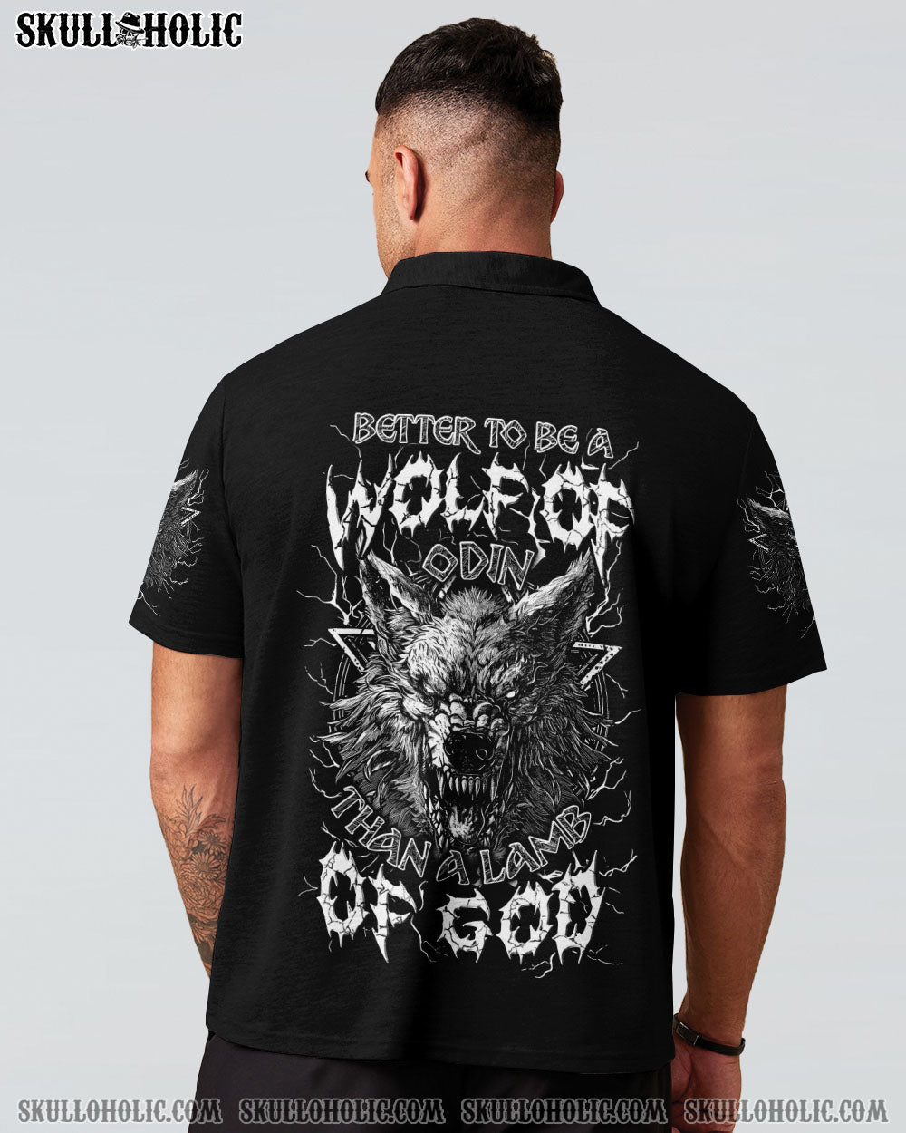 BLISSCORNERS BETTER TO BE A WOLF OF ODIN ALL OVER PRINT