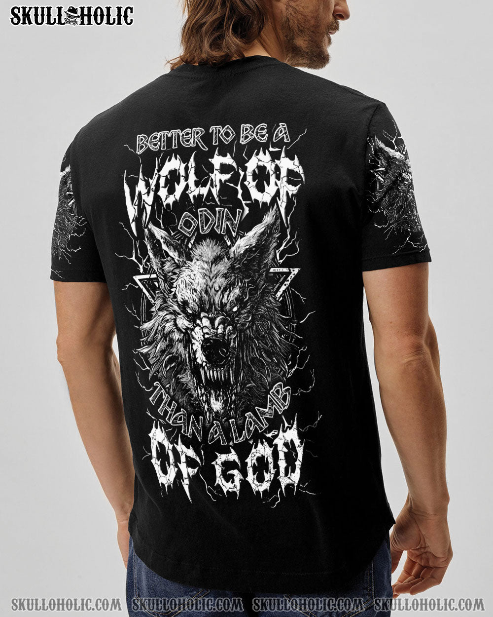 BLISSCORNERS BETTER TO BE A WOLF OF ODIN ALL OVER PRINT