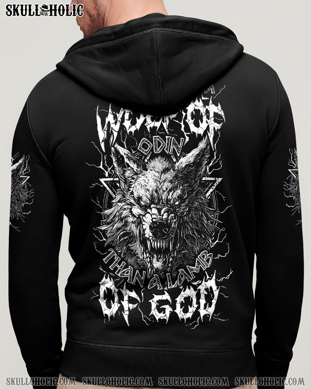 BLISSCORNERS BETTER TO BE A WOLF OF ODIN ALL OVER PRINT