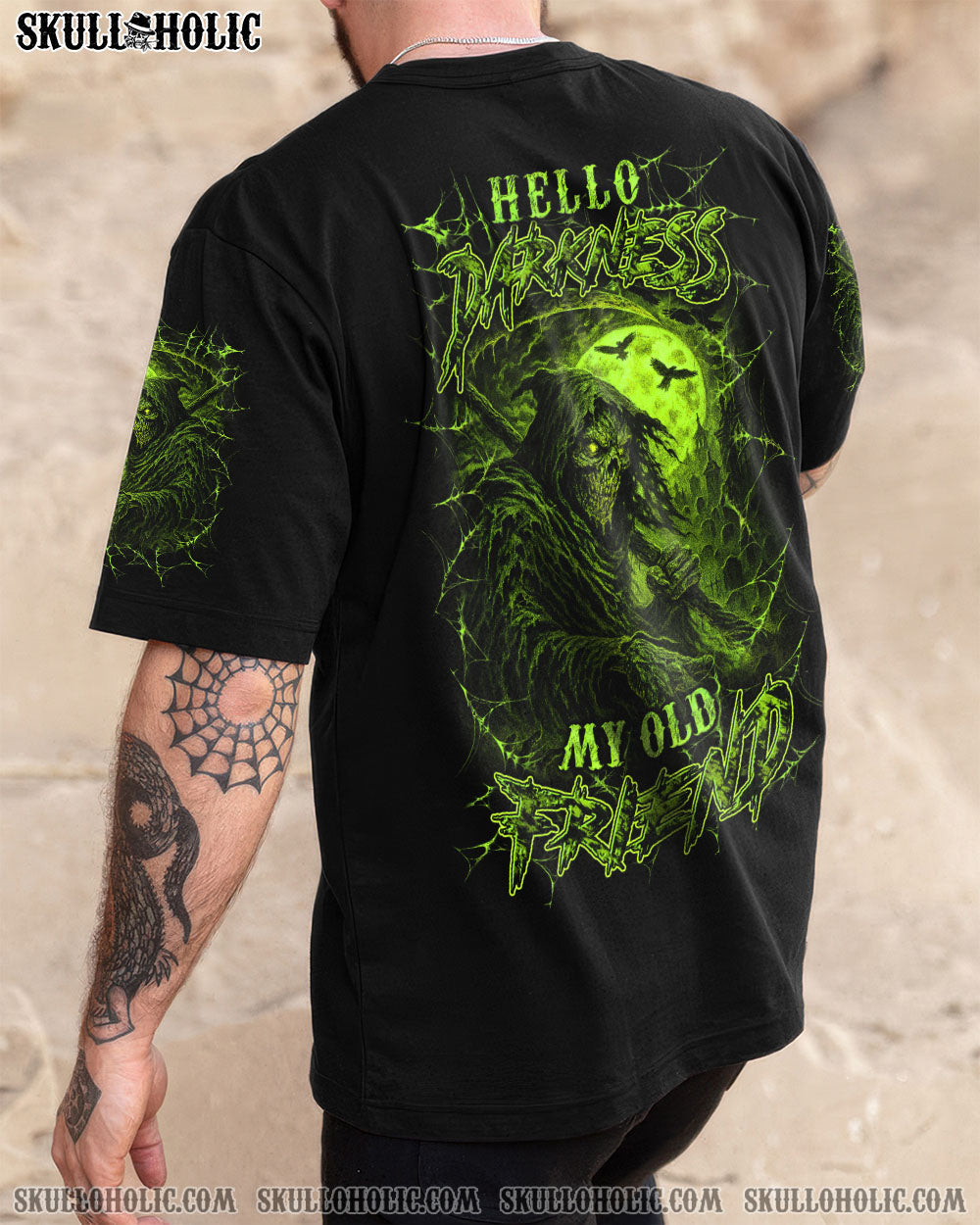 BLISSCORNERS HELLO DARKNESS MY OLD FRIEND ALL OVER PRINT