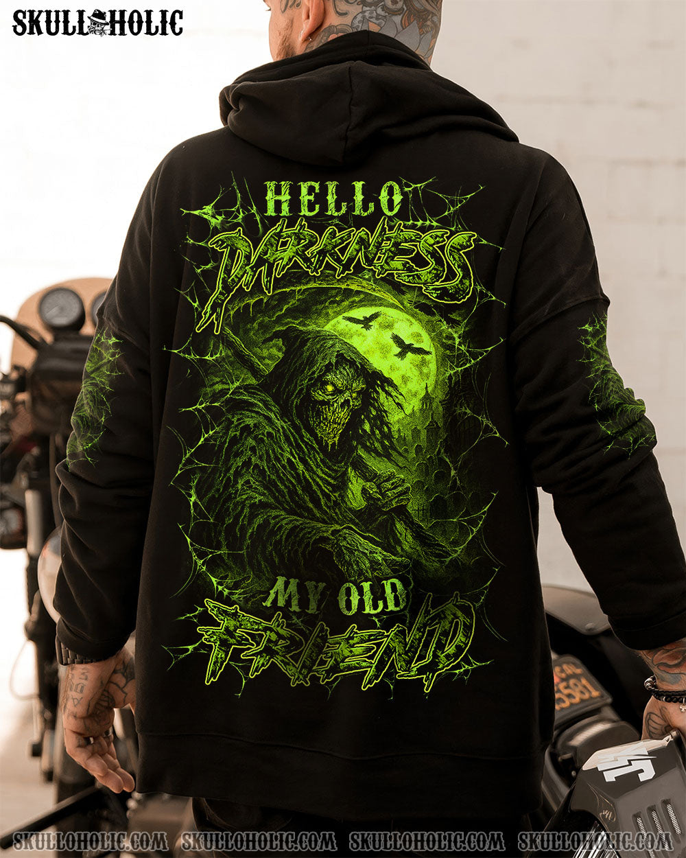 BLISSCORNERS HELLO DARKNESS MY OLD FRIEND ALL OVER PRINT