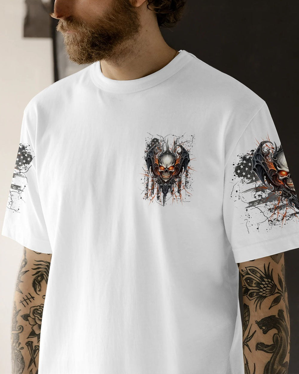 BLISSCORNERS YOU COULDN'T HANDLE ME SKULL ALL OVER PRINT