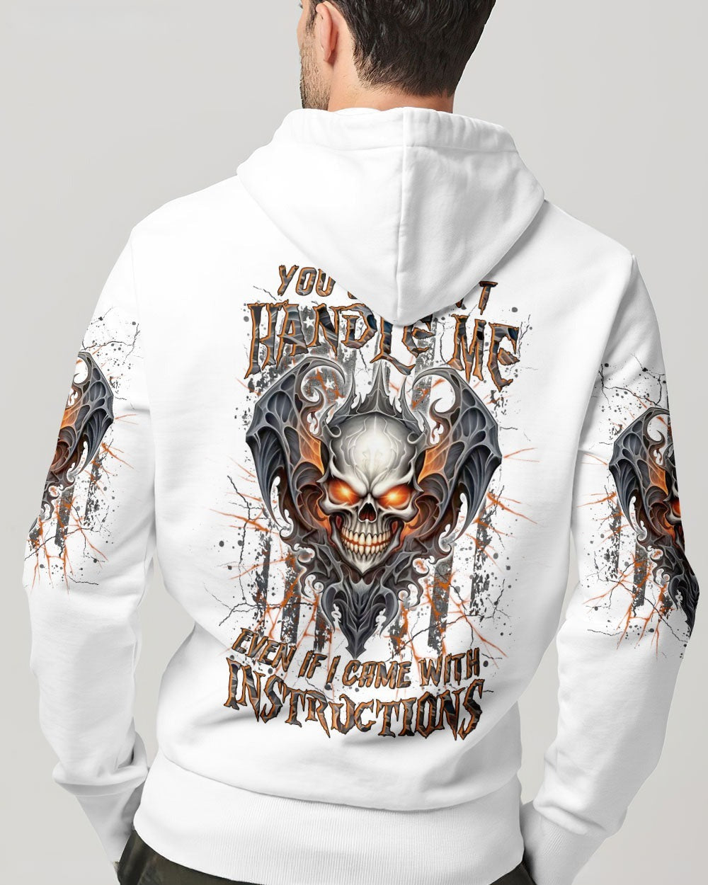 BLISSCORNERS YOU COULDN'T HANDLE ME SKULL ALL OVER PRINT