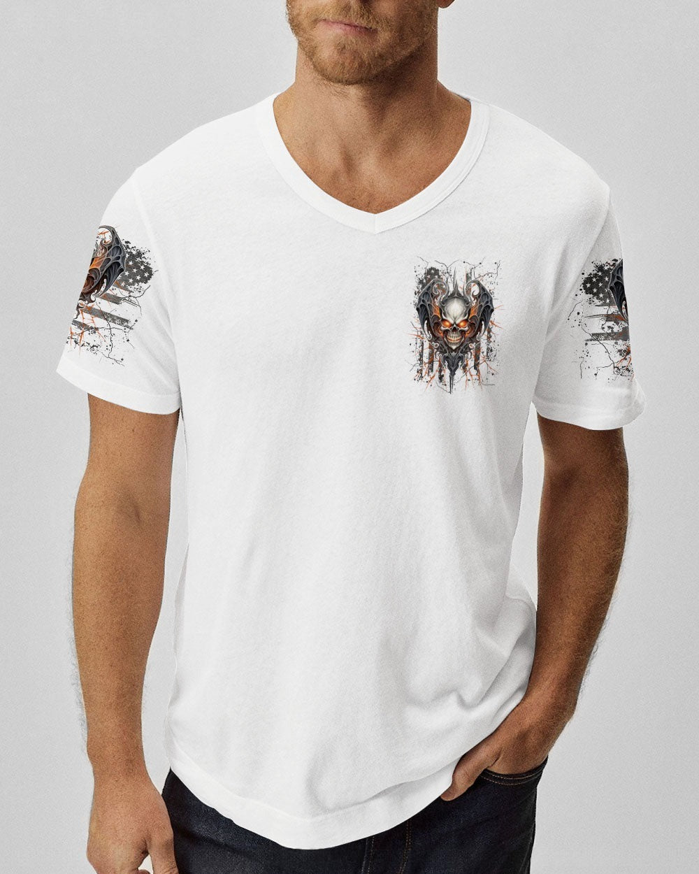 BLISSCORNERS YOU COULDN'T HANDLE ME SKULL ALL OVER PRINT