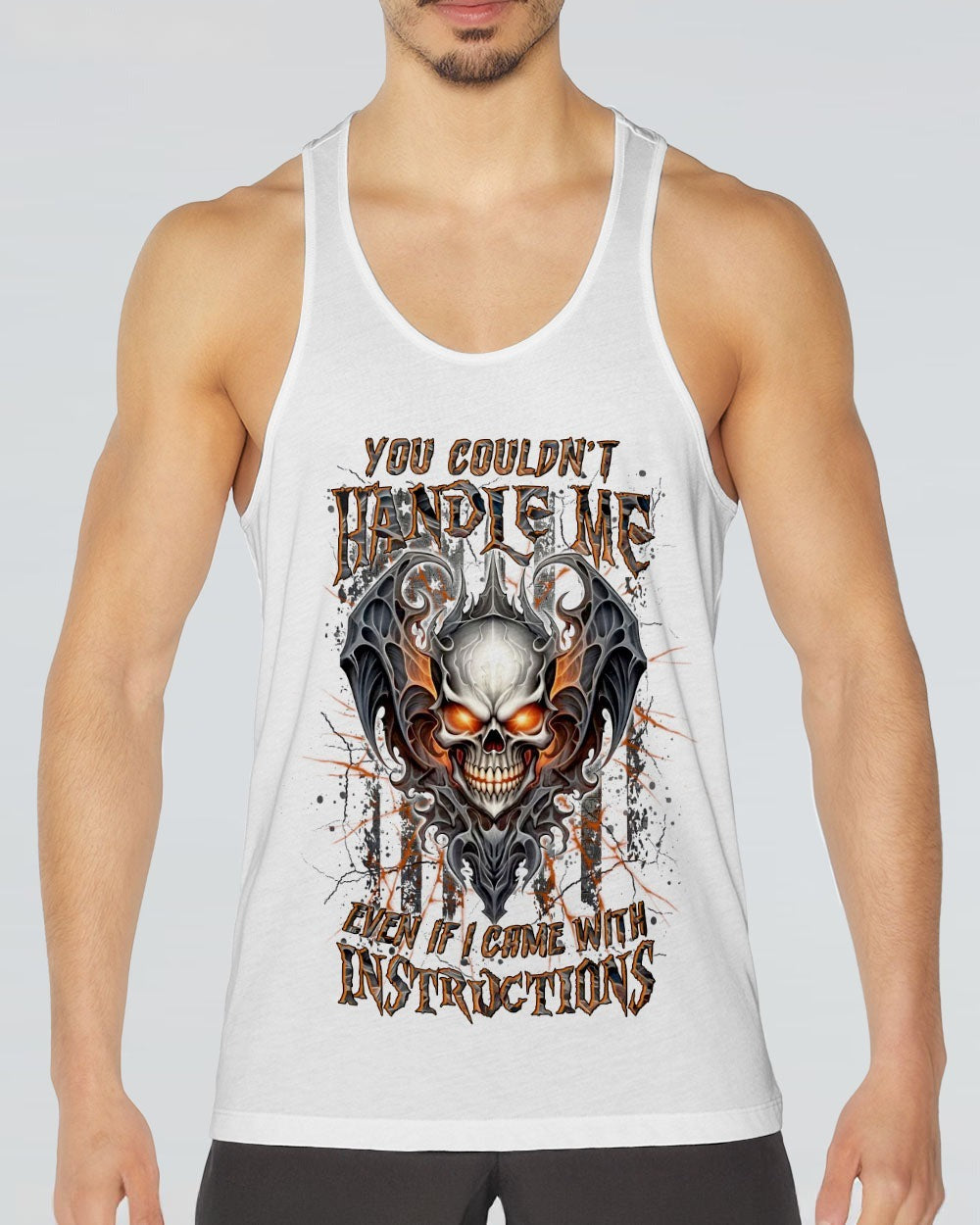 BLISSCORNERS YOU COULDN'T HANDLE ME SKULL ALL OVER PRINT