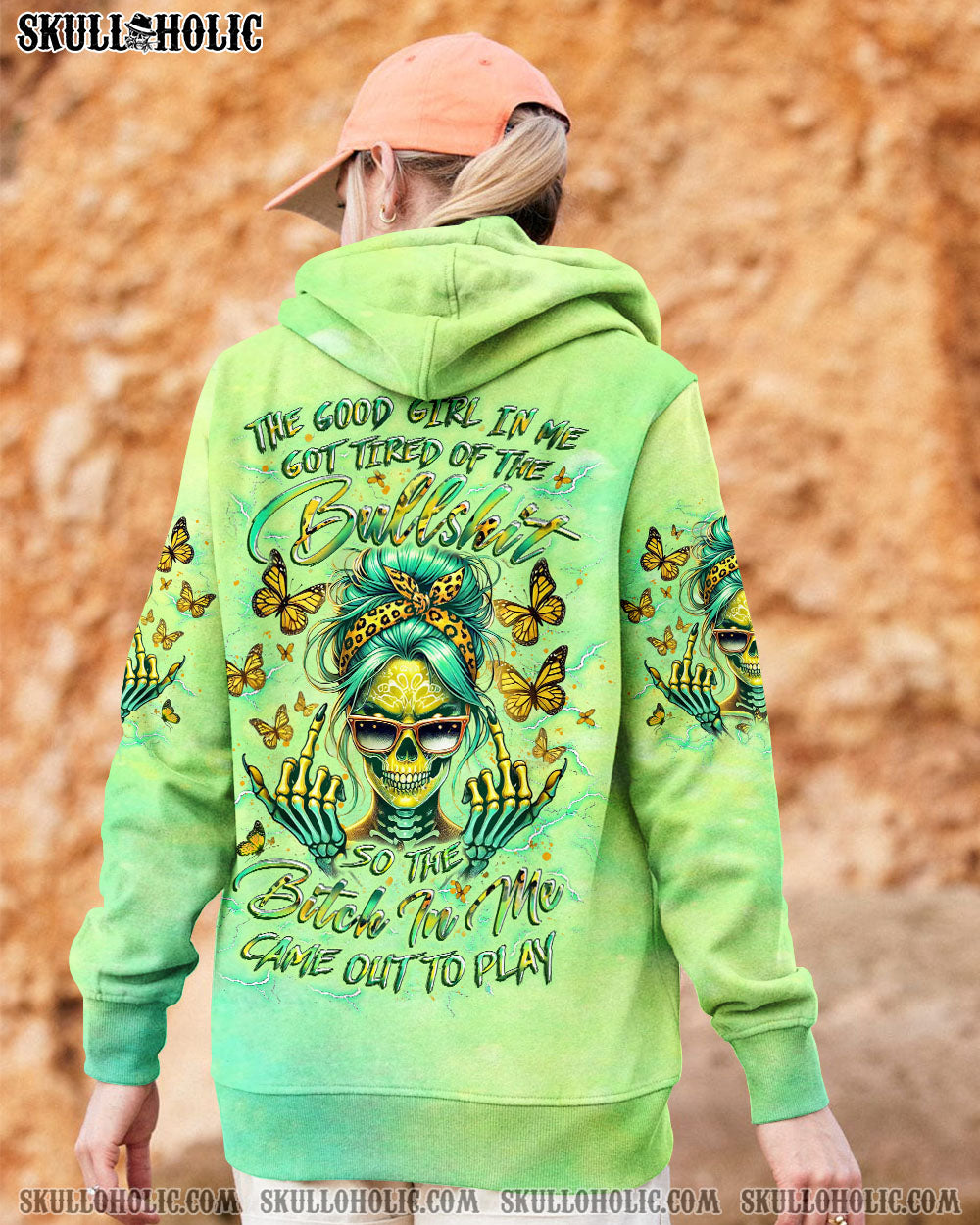 BLISSCORNERS THE GOOD GIRL IN ME ALL OVER PRINT