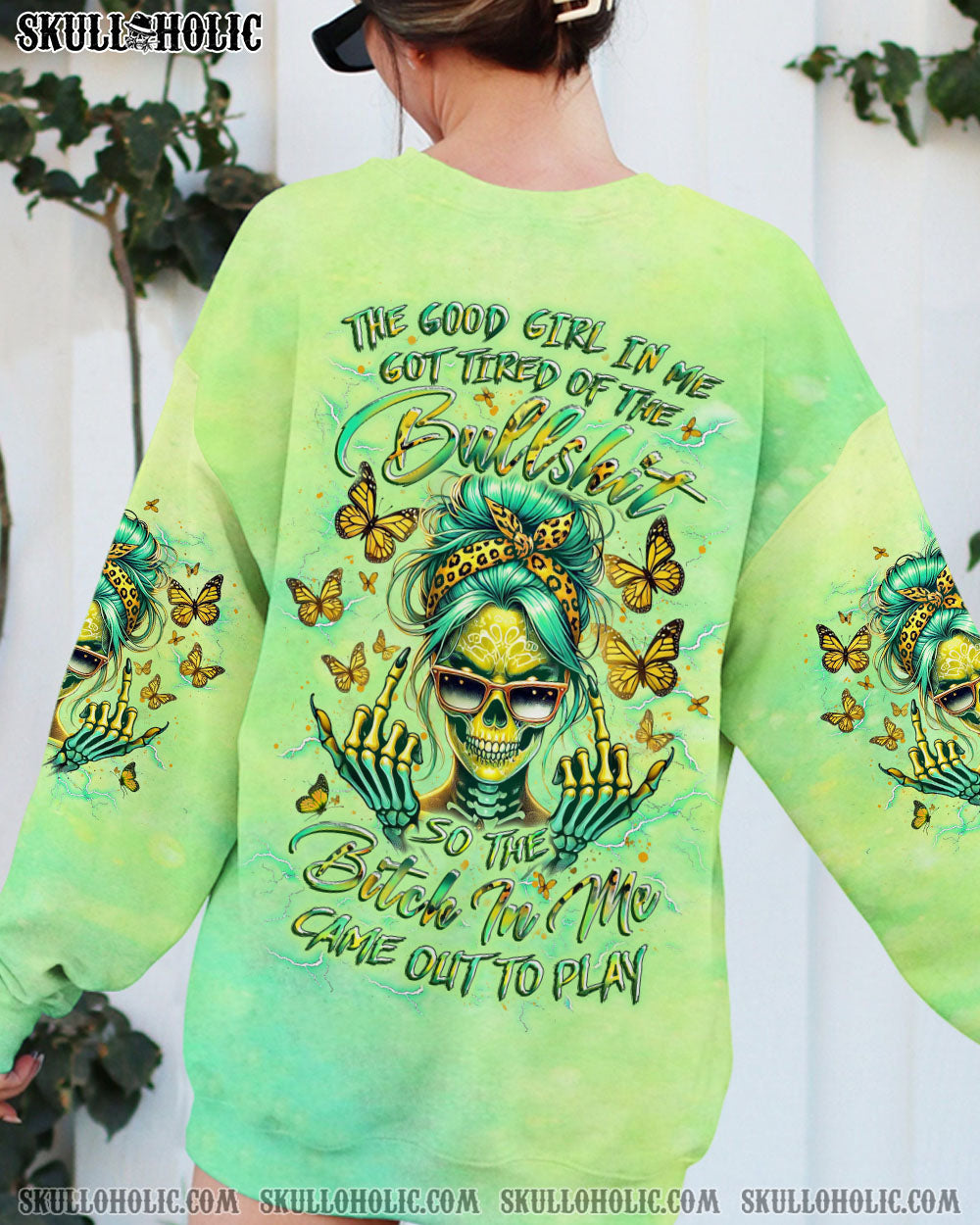 BLISSCORNERS THE GOOD GIRL IN ME ALL OVER PRINT