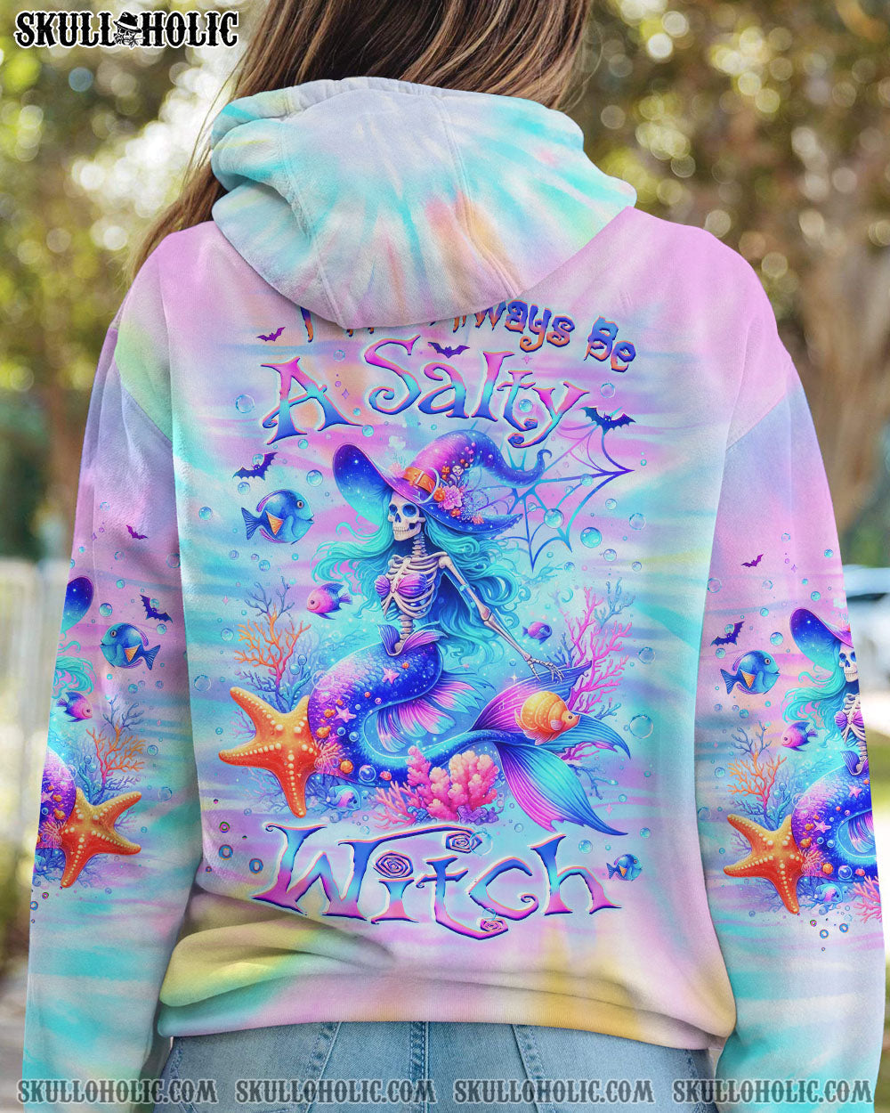 BLISSCORNERS SALTY WITCH MERMAID HALLOWEEN ALL OVER PRINT