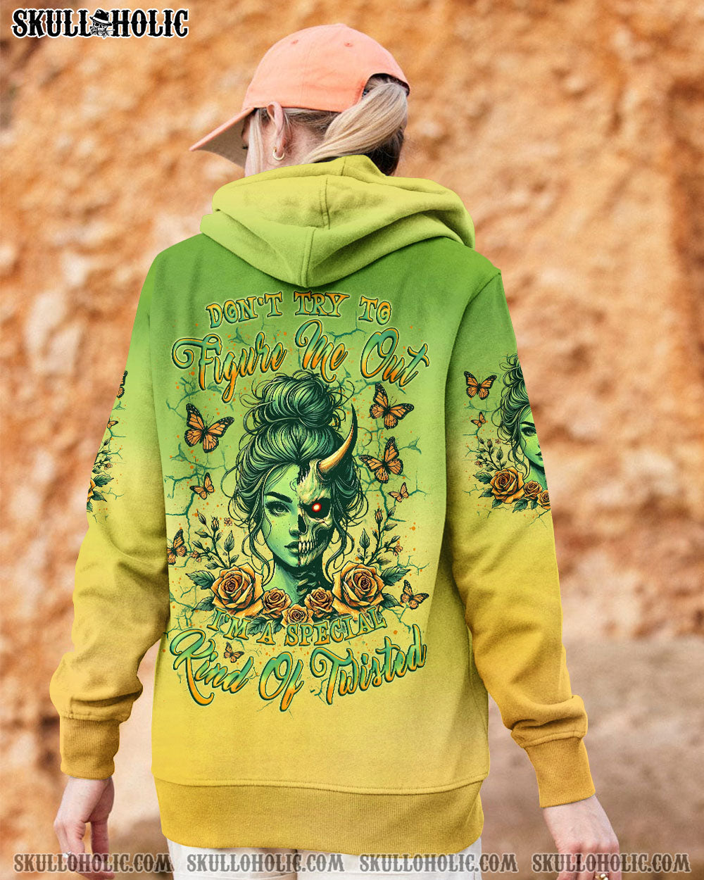 BLISSCORNERS DON'T TRY TO FIGURE ME OUT ALL OVER PRINT -  YHLT0906251