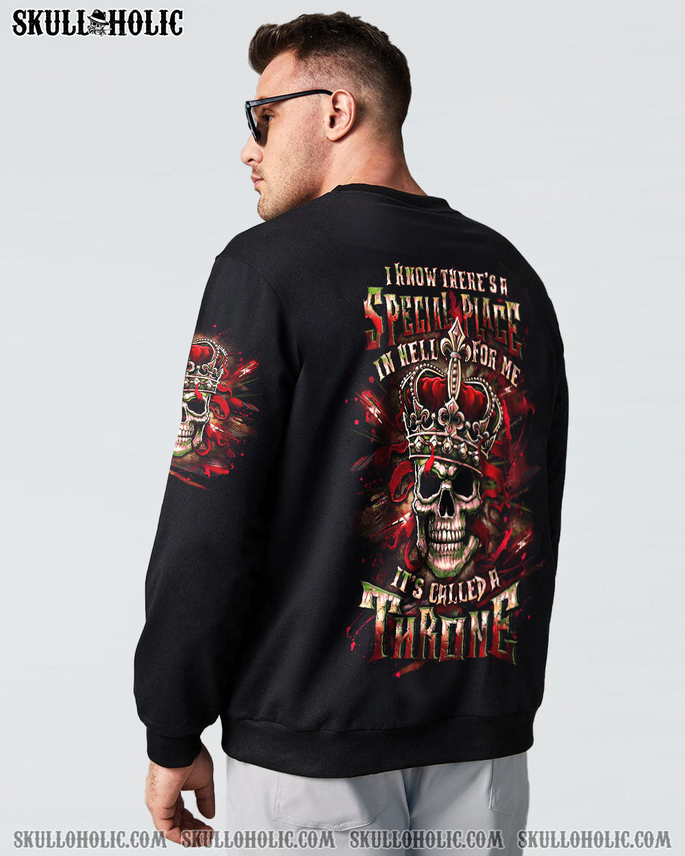 BLISSCORNERS THRONE SKULL ALL OVER PRINT