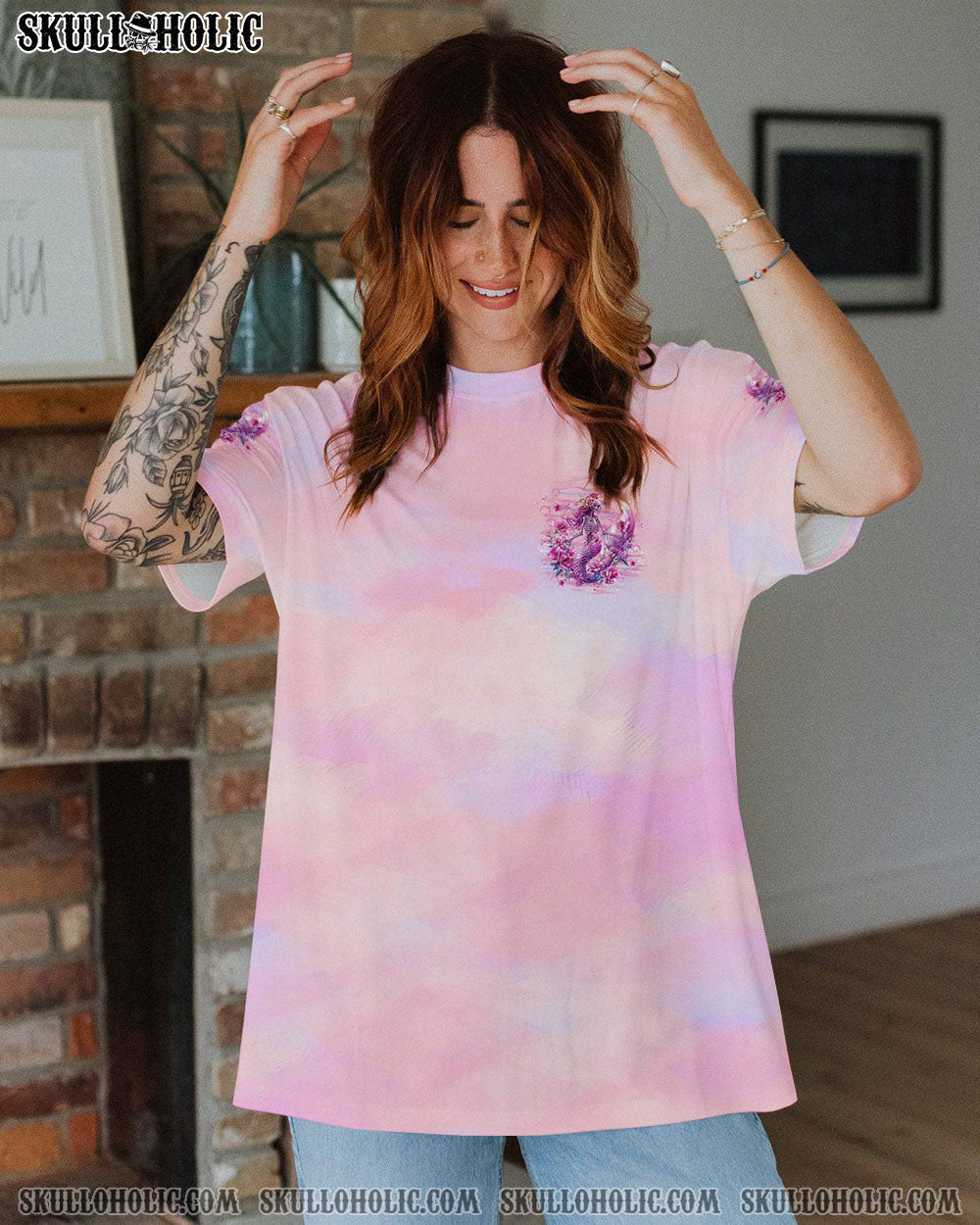 BLISSCORNERS MY DEMONS TRIED TO DROWN ME MERMAID ALL OVER PRINT