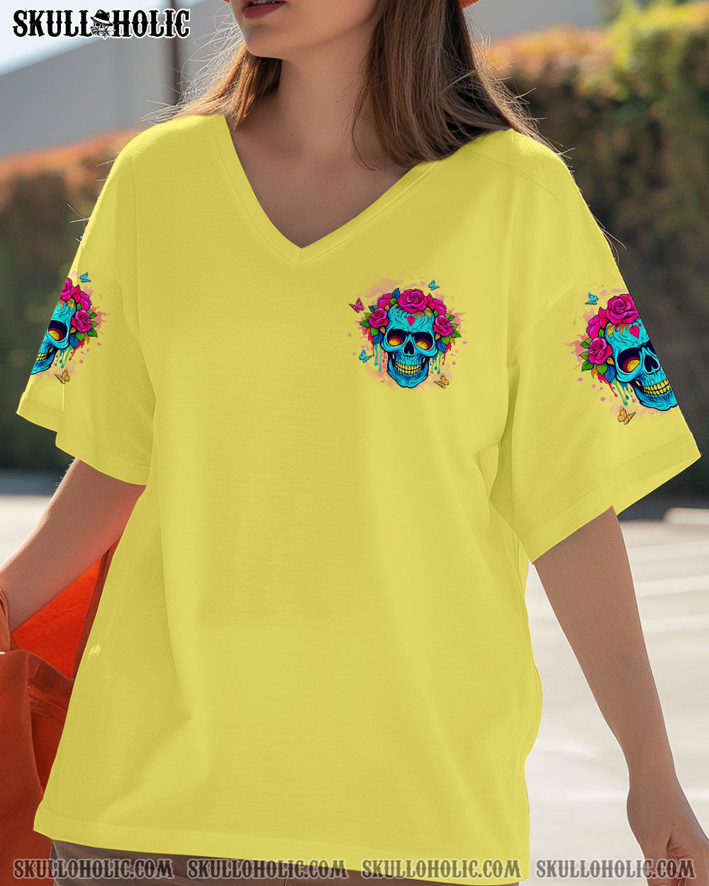 BLISSCORNERS THE GOOD GIRL IN ME SKULL ALL OVER PRINT