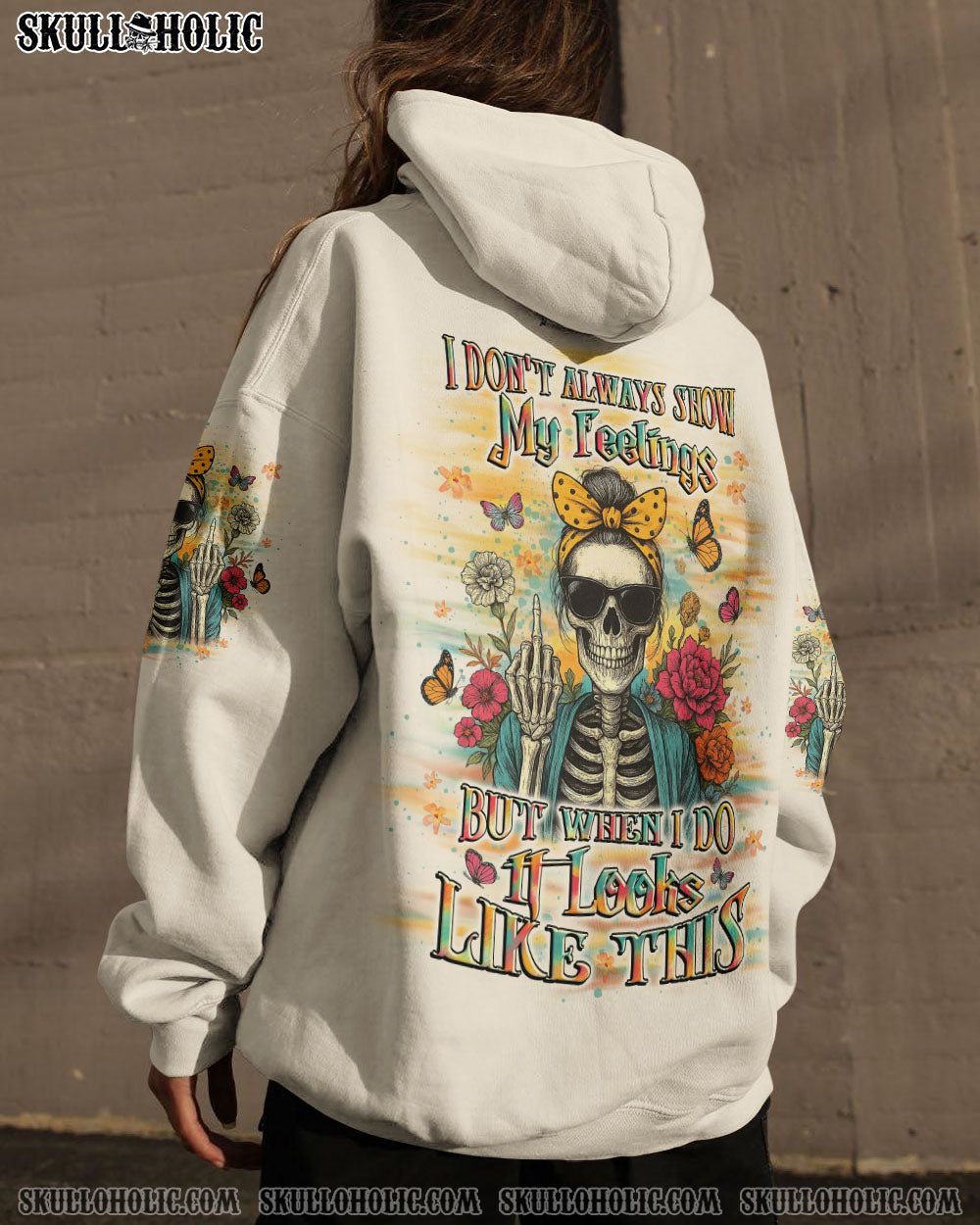 BLISSCORNERS I DON'T ALWAYS SHOW MY FEELINGS ALL OVER PRINT