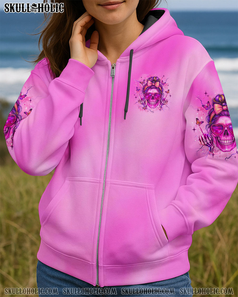 BLISSCORNERS THE GOOD GIRL IN ME SKULL  ALL OVER PRINT