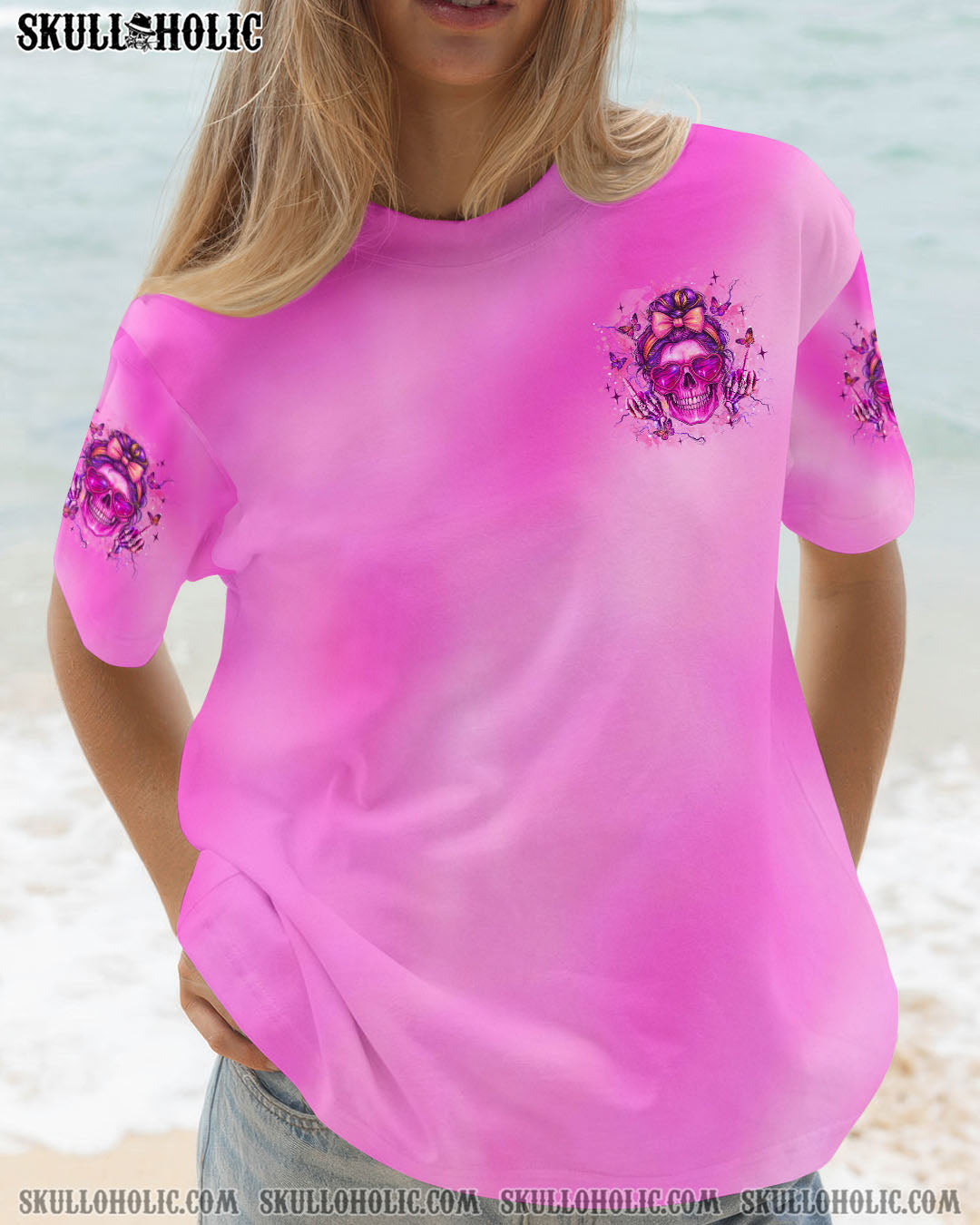 BLISSCORNERS THE GOOD GIRL IN ME SKULL  ALL OVER PRINT