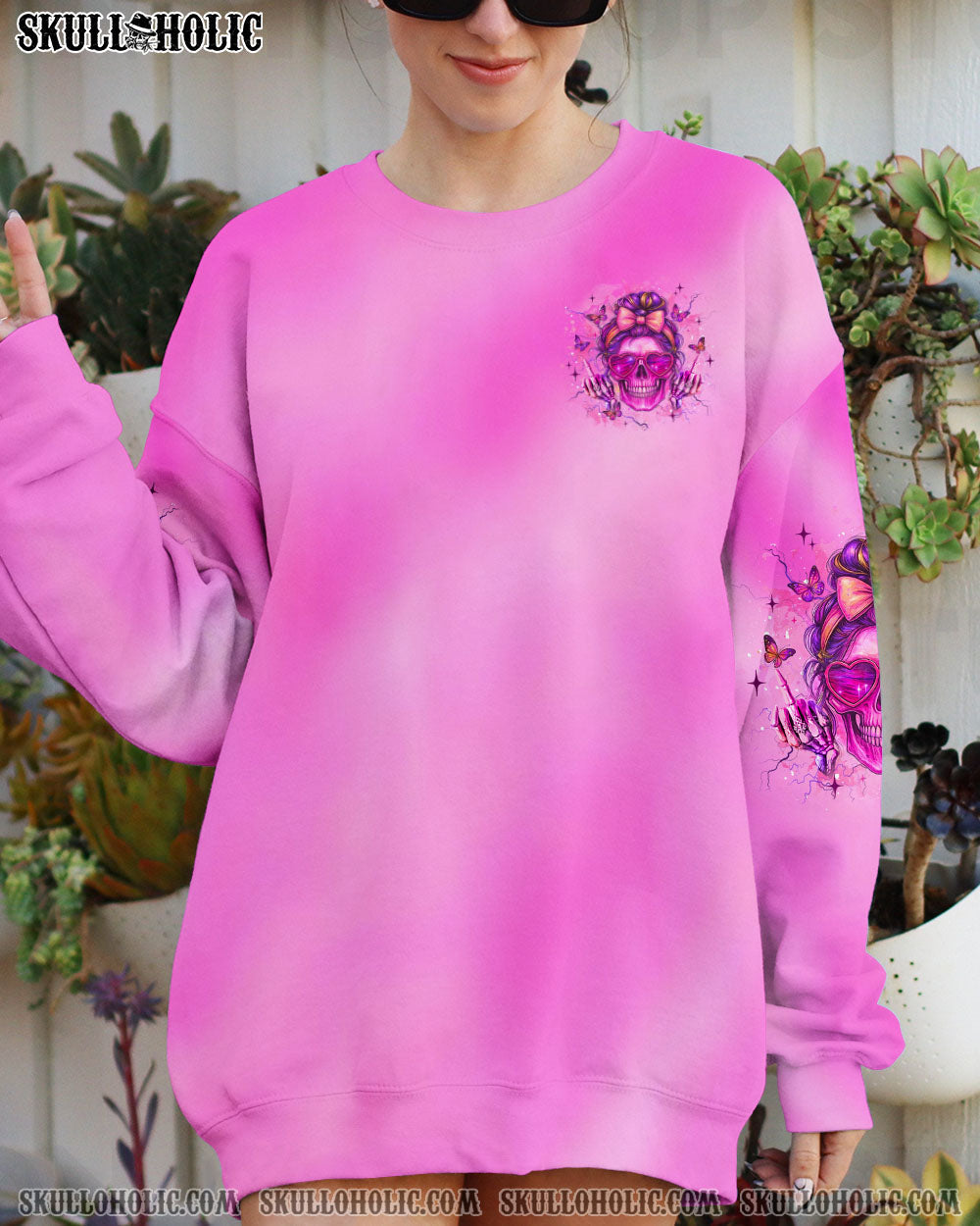 BLISSCORNERS THE GOOD GIRL IN ME SKULL  ALL OVER PRINT