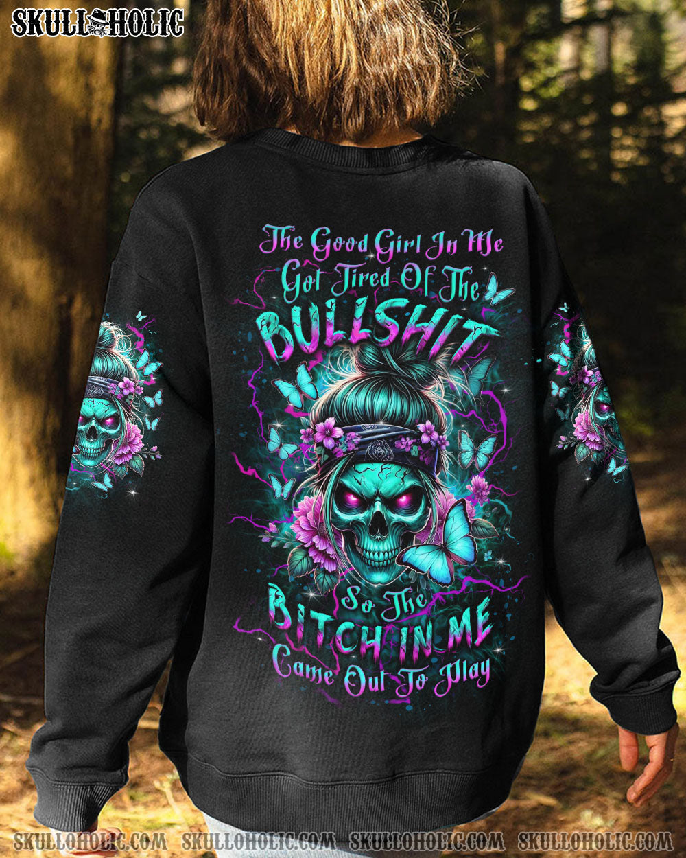BLISSCORNERS THE GOOD GIRL IN ME ALL OVER PRINT
