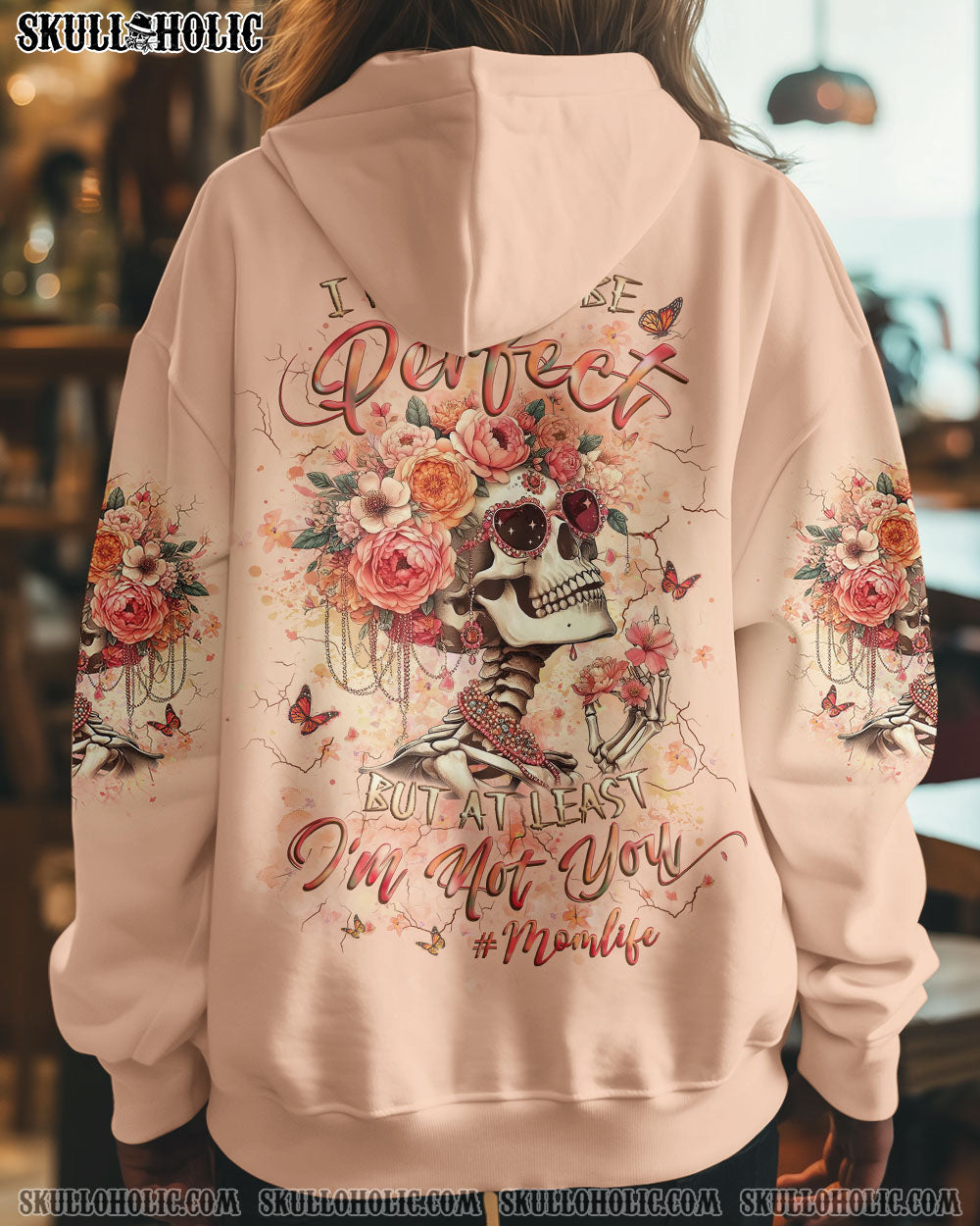 BLISSCORNERS AT LEAST I'M NOT YOU SKULL MOM LIFE ALL OVER PRINT