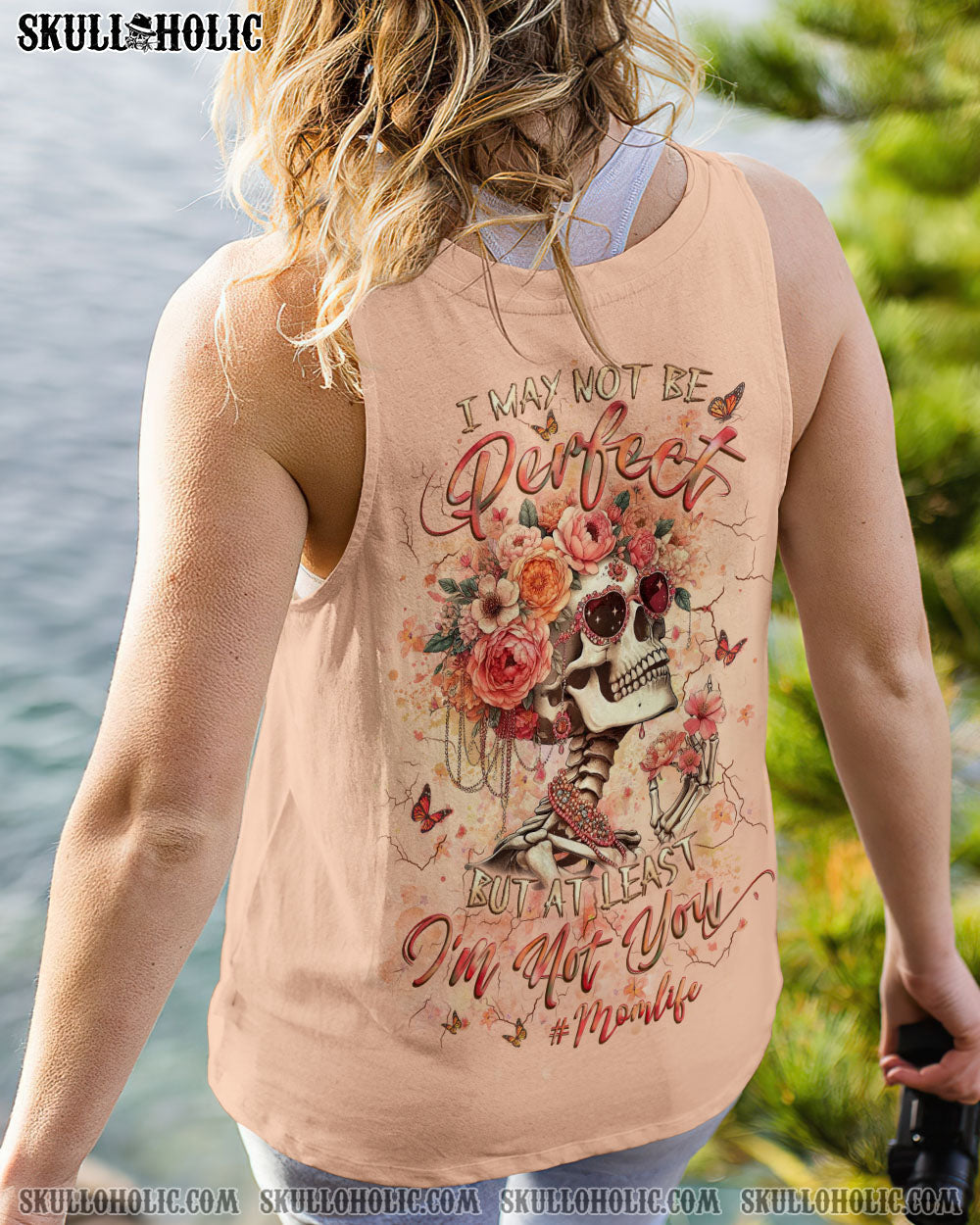 BLISSCORNERS AT LEAST I'M NOT YOU SKULL MOM LIFE ALL OVER PRINT