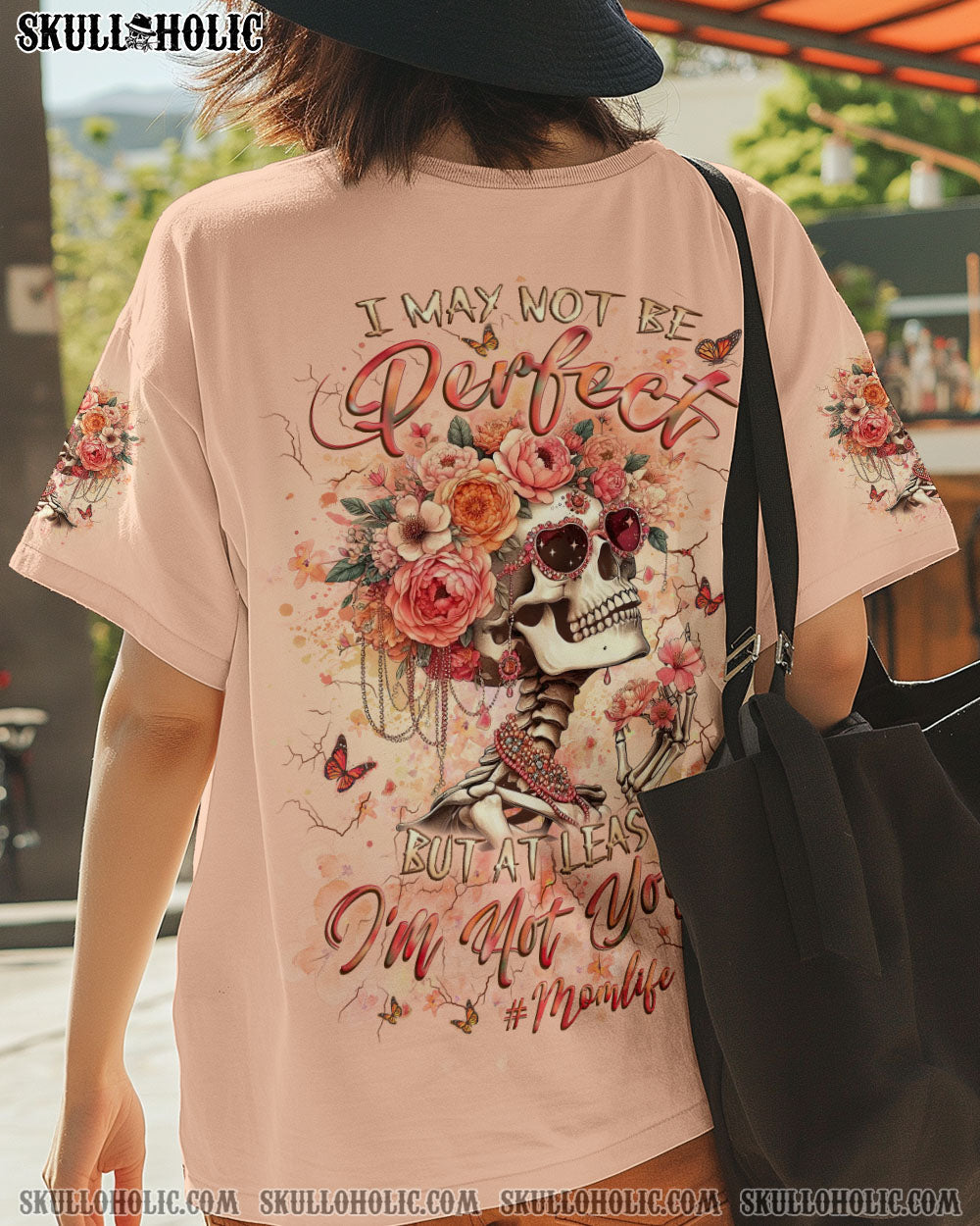 BLISSCORNERS AT LEAST I'M NOT YOU SKULL MOM LIFE ALL OVER PRINT