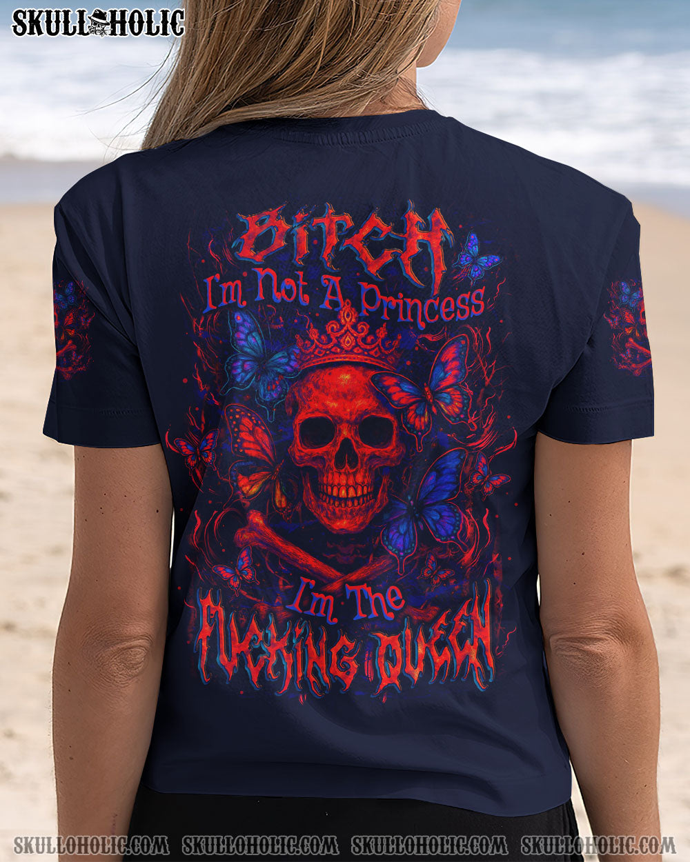 BLISSCORNERS I'M THE F QUEEN SKULL ALL OVER PRINT