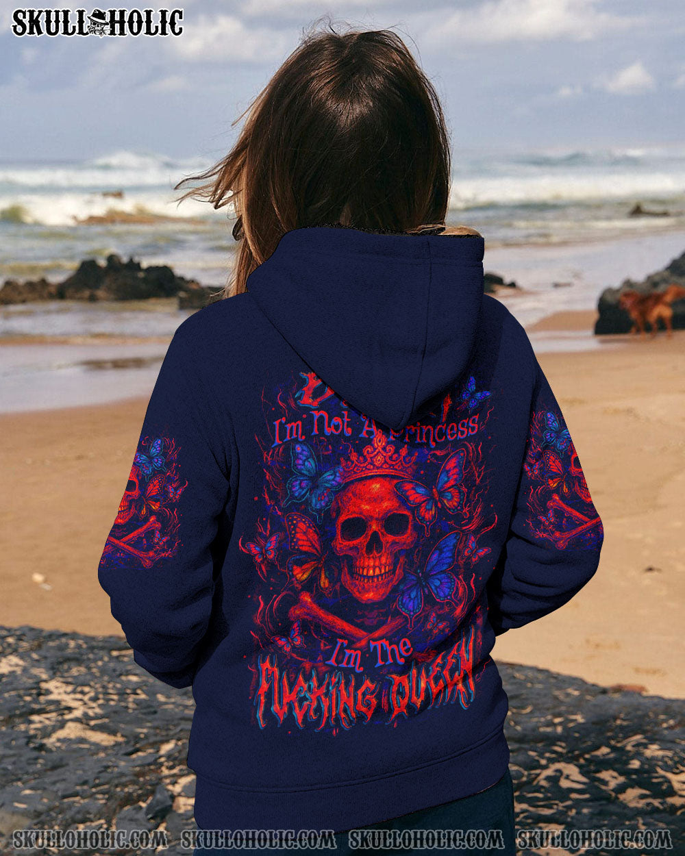 BLISSCORNERS I'M THE F QUEEN SKULL ALL OVER PRINT