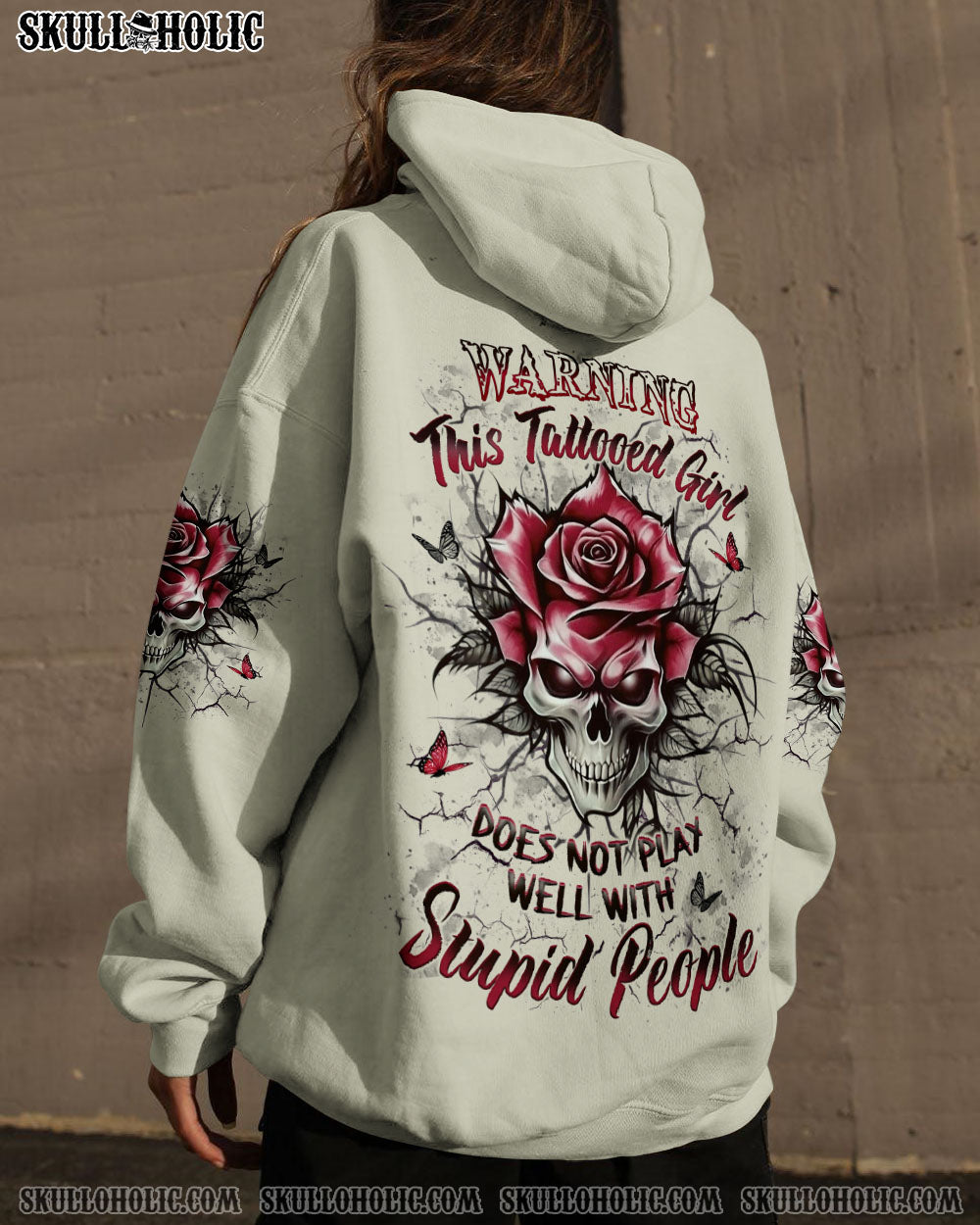 BLISSCORNERS WARNING THIS TATTOOED GIRL ALL OVER PRINT