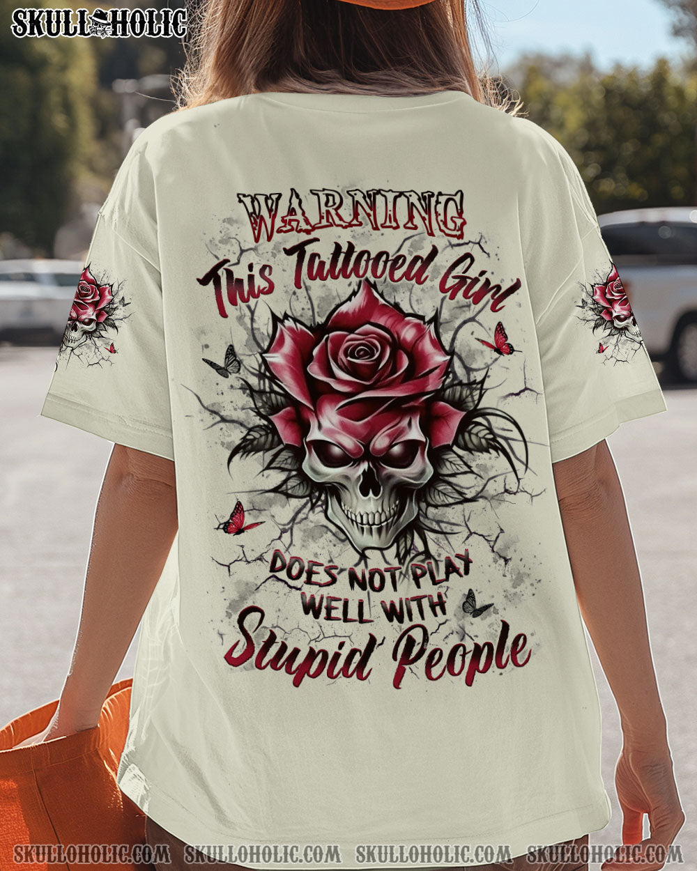 BLISSCORNERS WARNING THIS TATTOOED GIRL ALL OVER PRINT