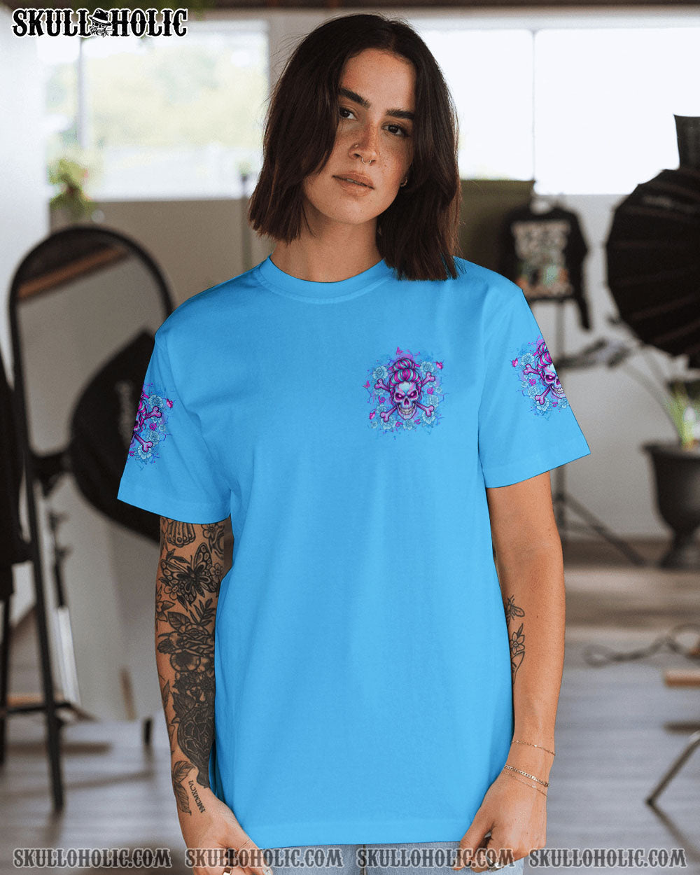 BLISSCORNERS I'M A B DON'T TRY ME MESSY BUN ALL OVER PRINT