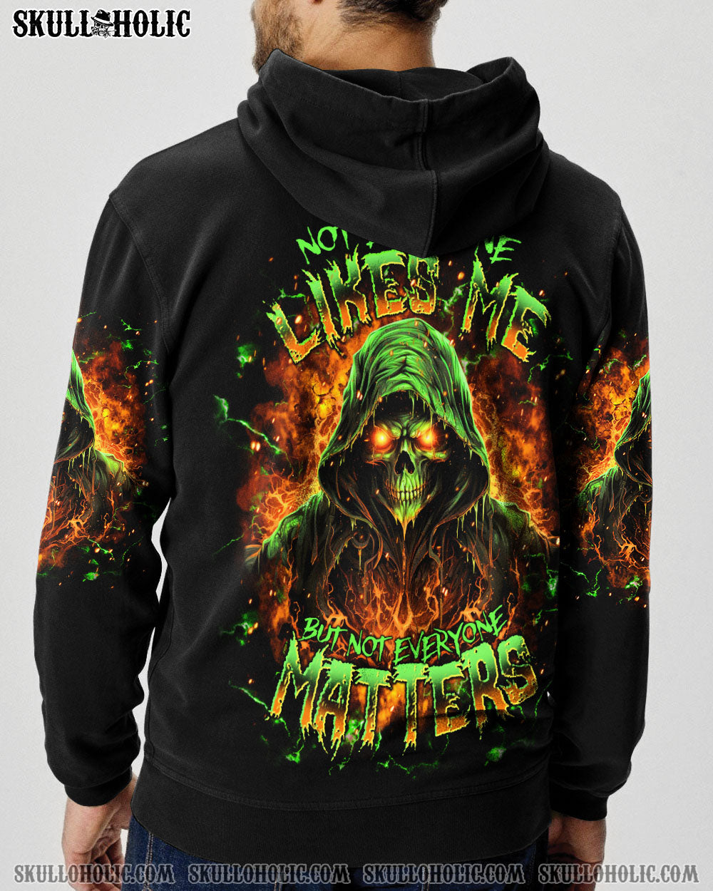 BLISSCORNERS NOT EVERYONE LIKES ME SKULL REAPER ALL OVER PRINT