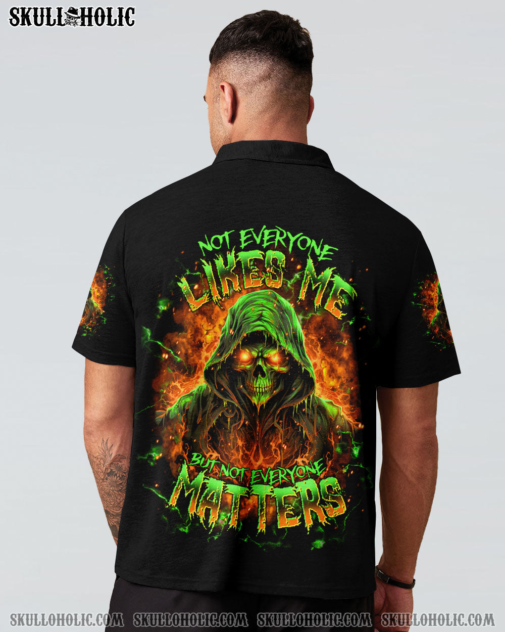 BLISSCORNERS NOT EVERYONE LIKES ME SKULL REAPER ALL OVER PRINT