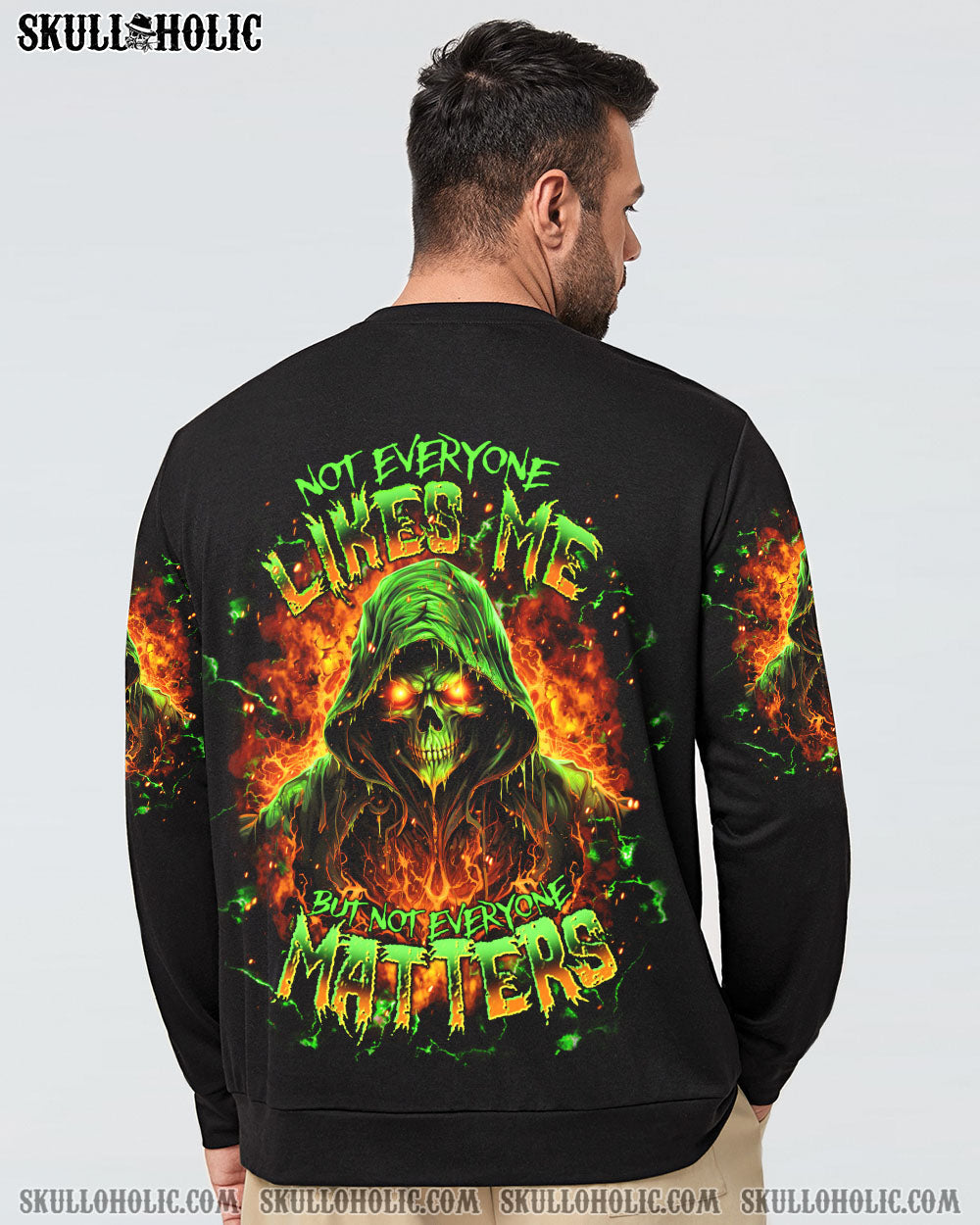 BLISSCORNERS NOT EVERYONE LIKES ME SKULL REAPER ALL OVER PRINT
