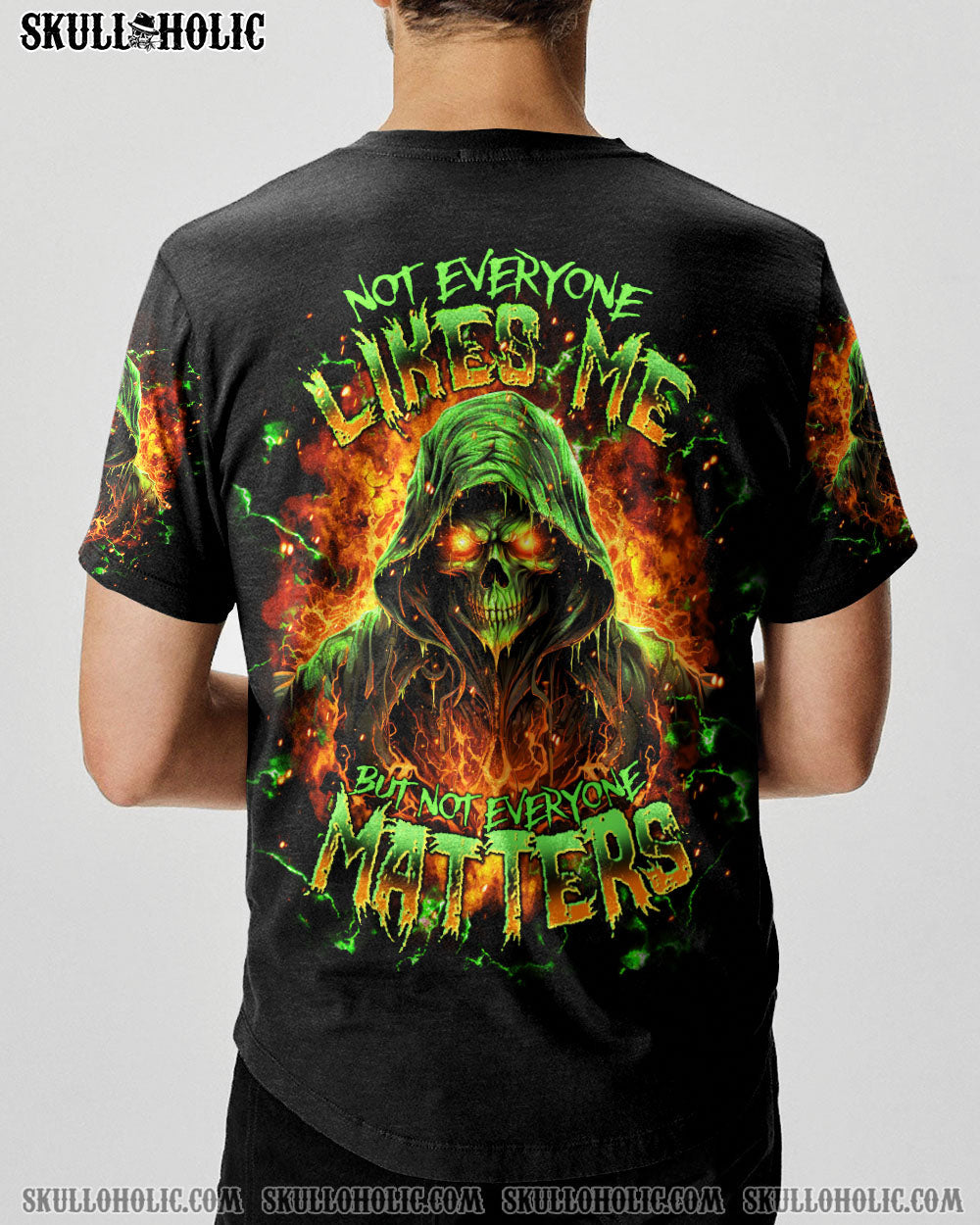 BLISSCORNERS NOT EVERYONE LIKES ME SKULL REAPER ALL OVER PRINT