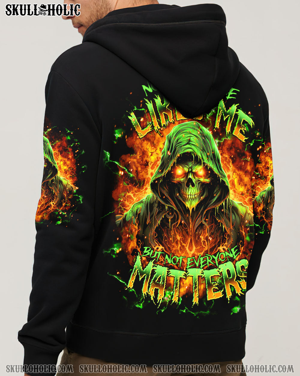 BLISSCORNERS NOT EVERYONE LIKES ME SKULL REAPER ALL OVER PRINT
