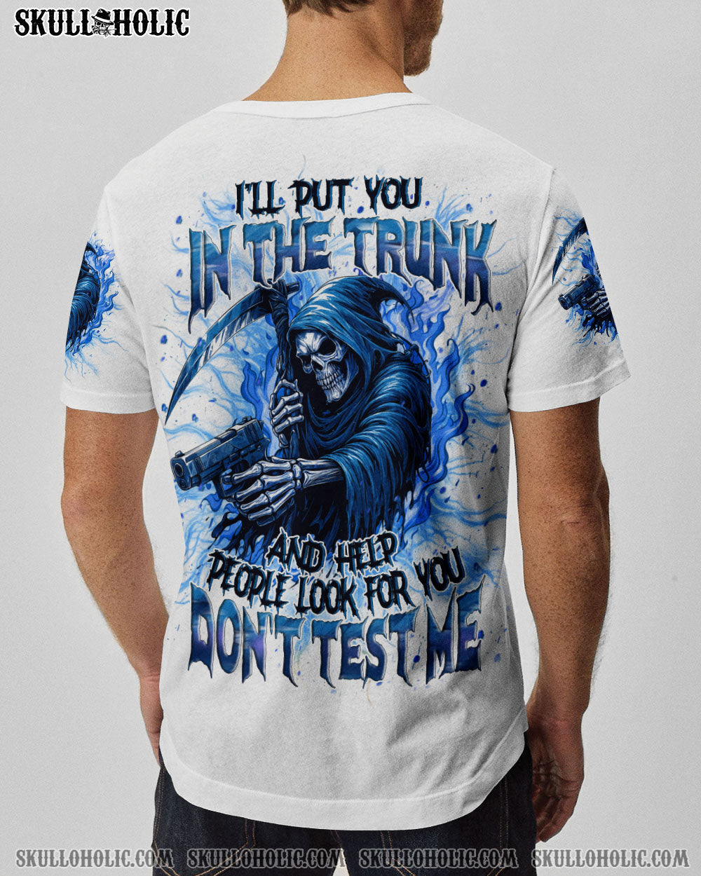 BLISSCORNERS I'LL PUT YOU IN THE TRUNK REAPER ALL OVER PRINT