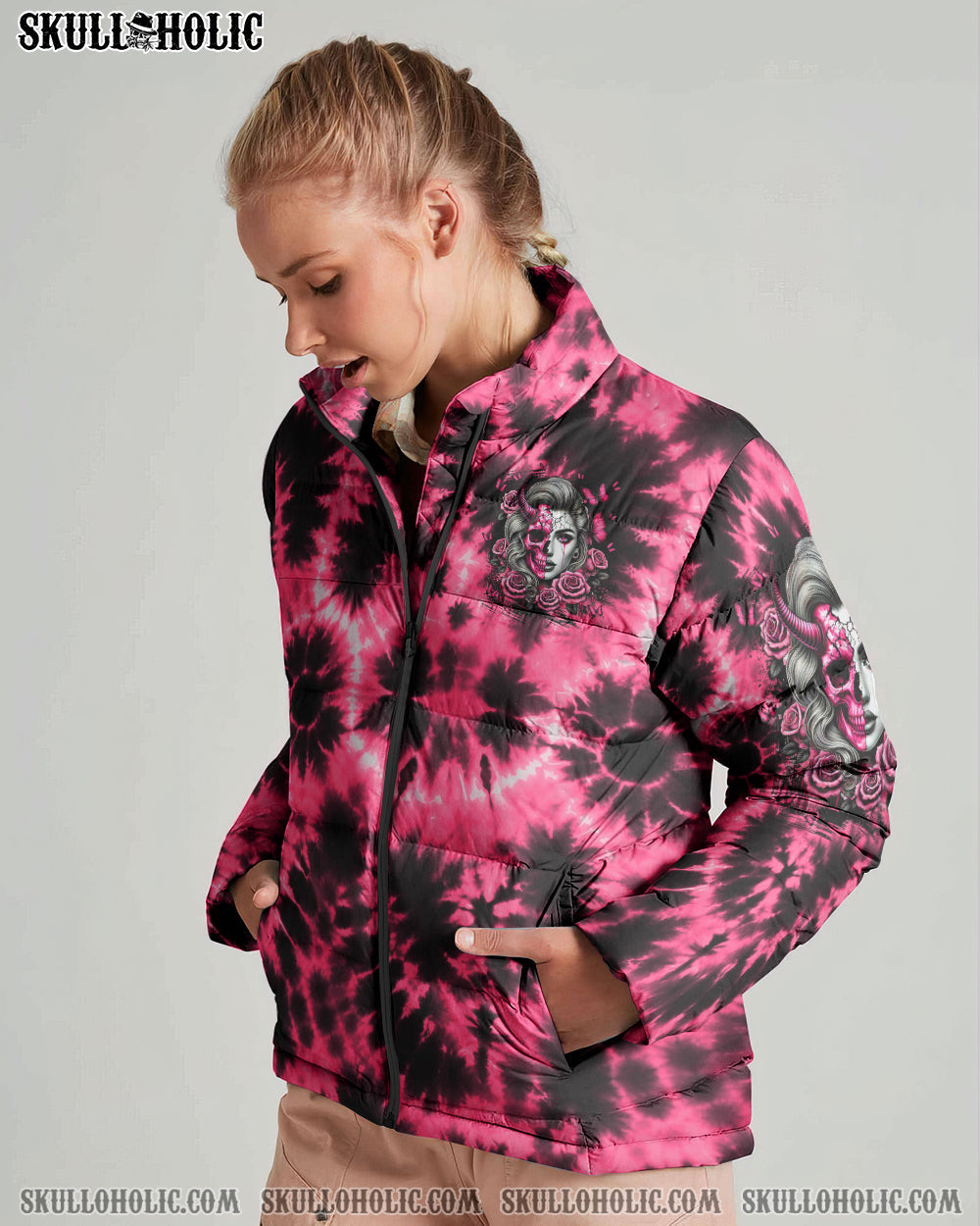 BLISSCORNERS DON'T TRY TO FIGURE ME OUT PUFFER JACKET