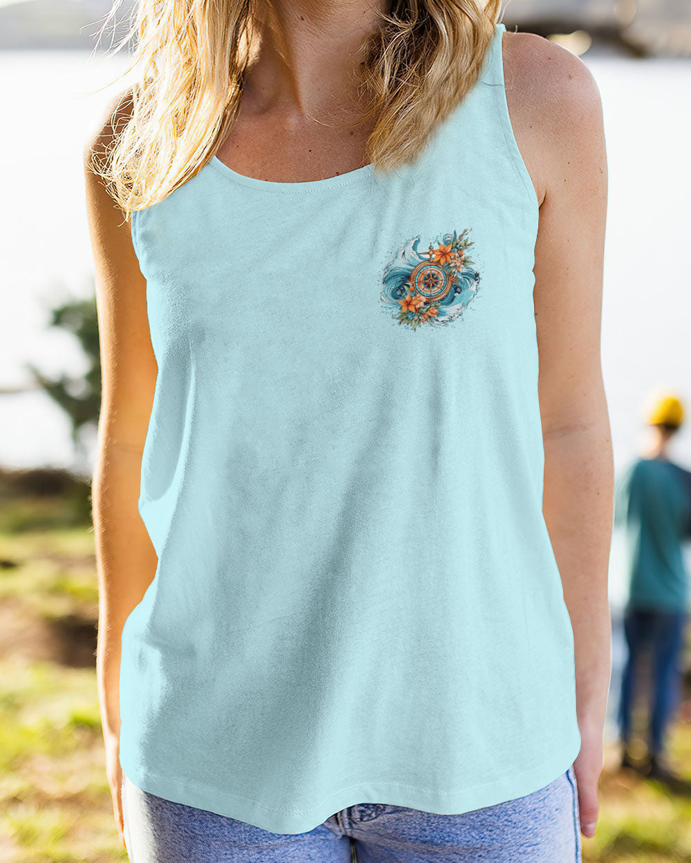 BLISSCORNERS LET THE WAVES KISS YOUR FEET ALL OVER PRINT