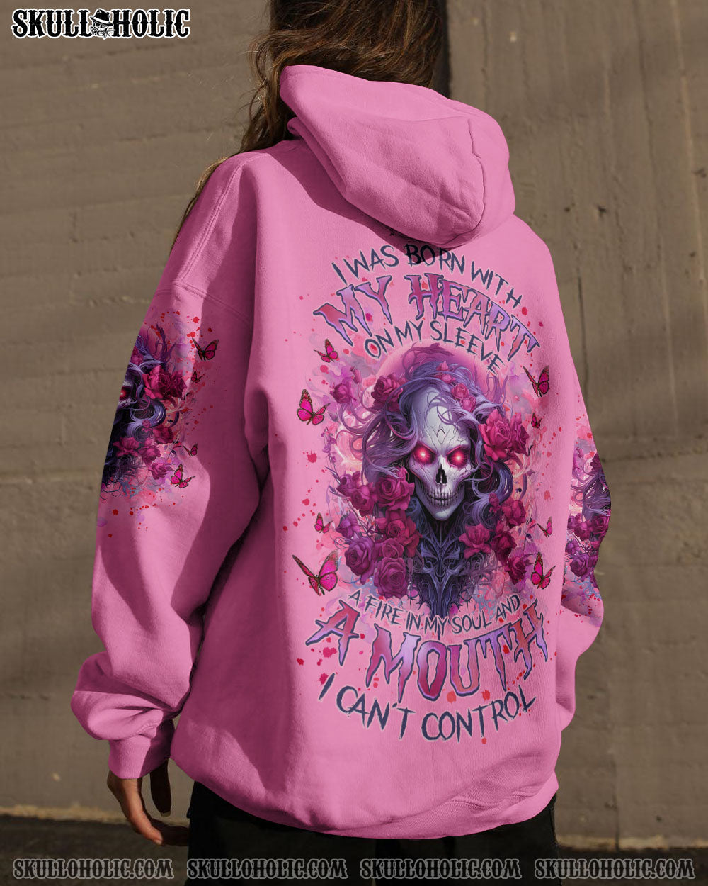 BLISSCORNERS DON'T LIKE ME FCK OFF PROBLEM SOLVED MESSY BUN SKULL ALL OVER PRINT