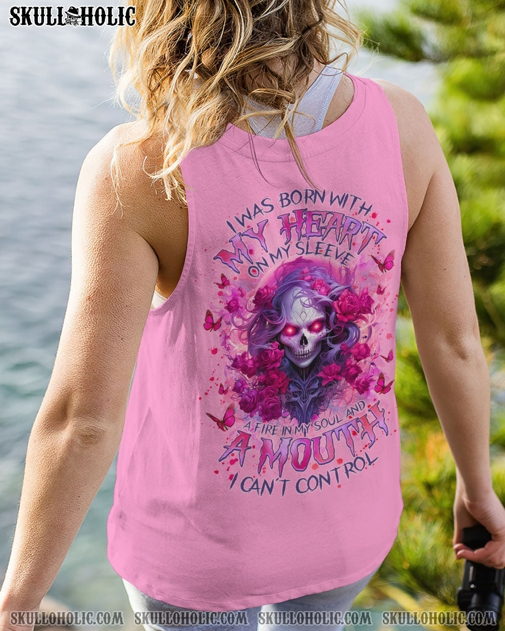 BLISSCORNERS DON'T LIKE ME FCK OFF PROBLEM SOLVED MESSY BUN SKULL ALL OVER PRINT