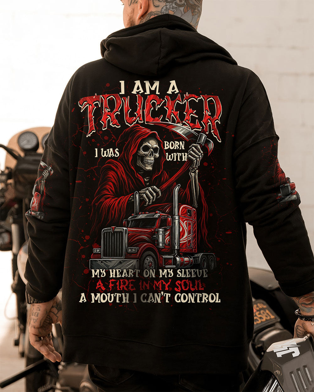 BLISSCORNERS I'M A TRUCK DRIVER AND A DAD ALL OVER PRINT