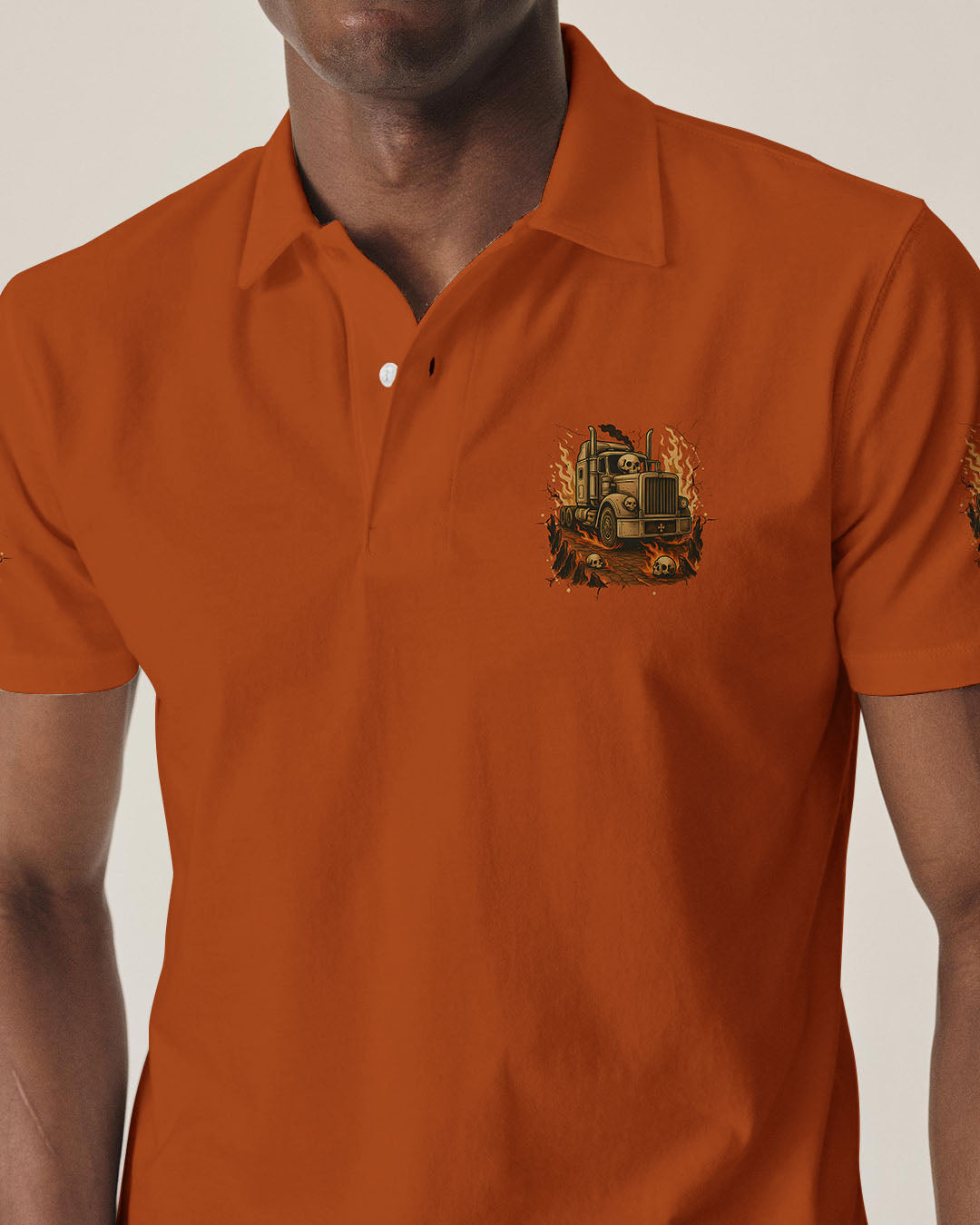 BLISSCORNERS REAL MEN BECOME TRUCKERS ALL OVER PRINT